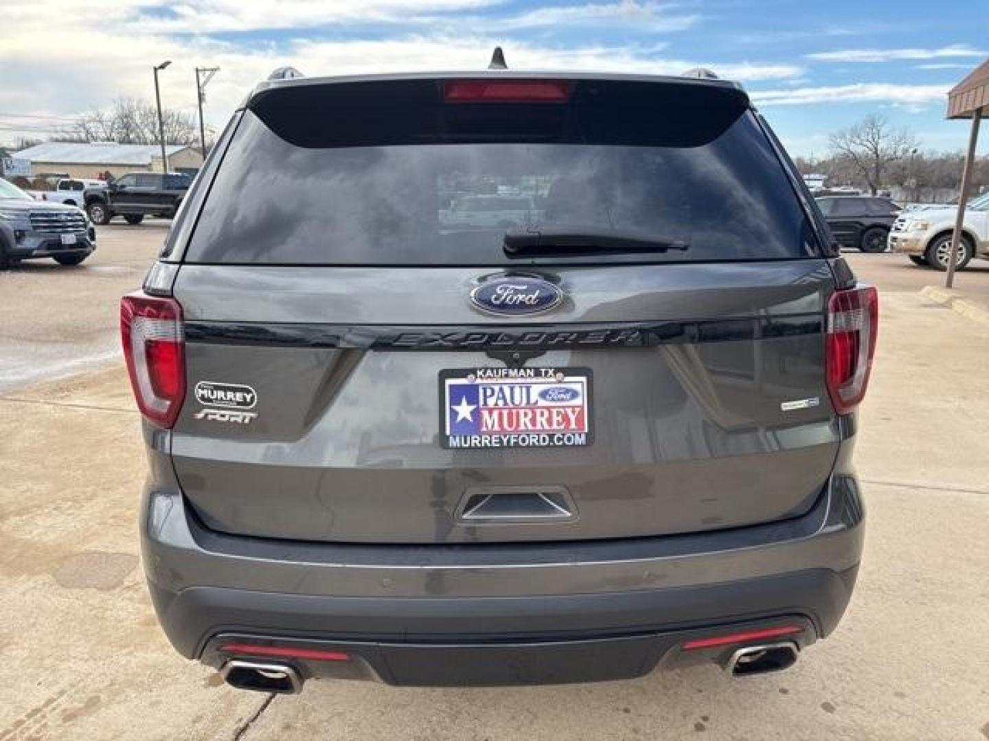 2017 Magnetic /Ebony Black Ford Explorer Sport (1FM5K8GT9HG) with an 3.5L V6 engine, Automatic transmission, located at 1105 E Mulberry, Kaufman, TX, 75142, (972) 962-2151, 32.589550, -96.300926 - Magnetic 2017 Ford Explorer 4D Sport Utility Sport 4WD 6-Speed Automatic with Select-Shift 3.5L V6 4WD.<br><br><br>Recent Arrival! Odometer is 13872 miles below market average!<br><br>Awards:<br> * 2017 KBB.com 10 Most Awarded Brands * 2017 KBB.com Brand Image Awards<br>Please call Paul Murrey Fo - Photo#4