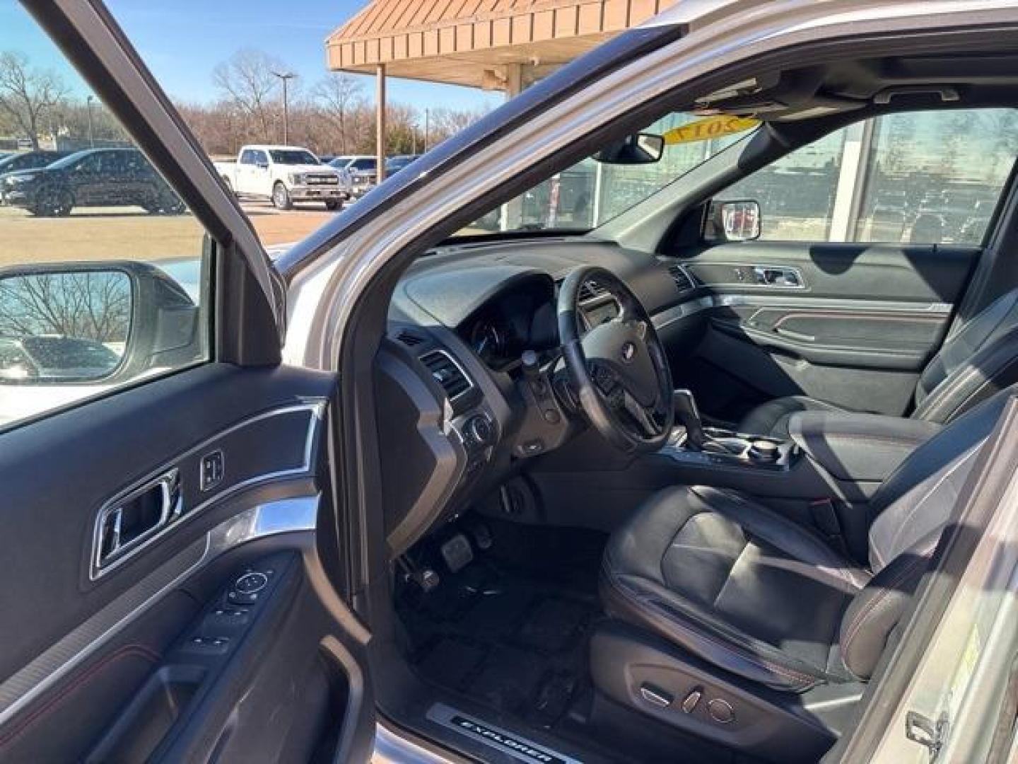 2017 Ingot Silver /Ebony Black W/Red Accent Ford Explorer Sport (1FM5K8GT3HG) with an 3.5L V6 engine, Automatic transmission, located at 1105 E Mulberry, Kaufman, TX, 75142, (972) 962-2151, 32.589550, -96.300926 - Ingot Silver 2017 Ford Explorer 4D Sport Utility Sport 4WD 6-Speed Automatic with Select-Shift 3.5L V6 4WD. Priced below KBB Fair Purchase Price!<br><br><br>Awards:<br> * 2017 KBB.com 10 Most Awarded Brands * 2017 KBB.com Brand Image Awards<br>Please call Paul Murrey Ford Inc. In Kaufman Texas A - Photo#8