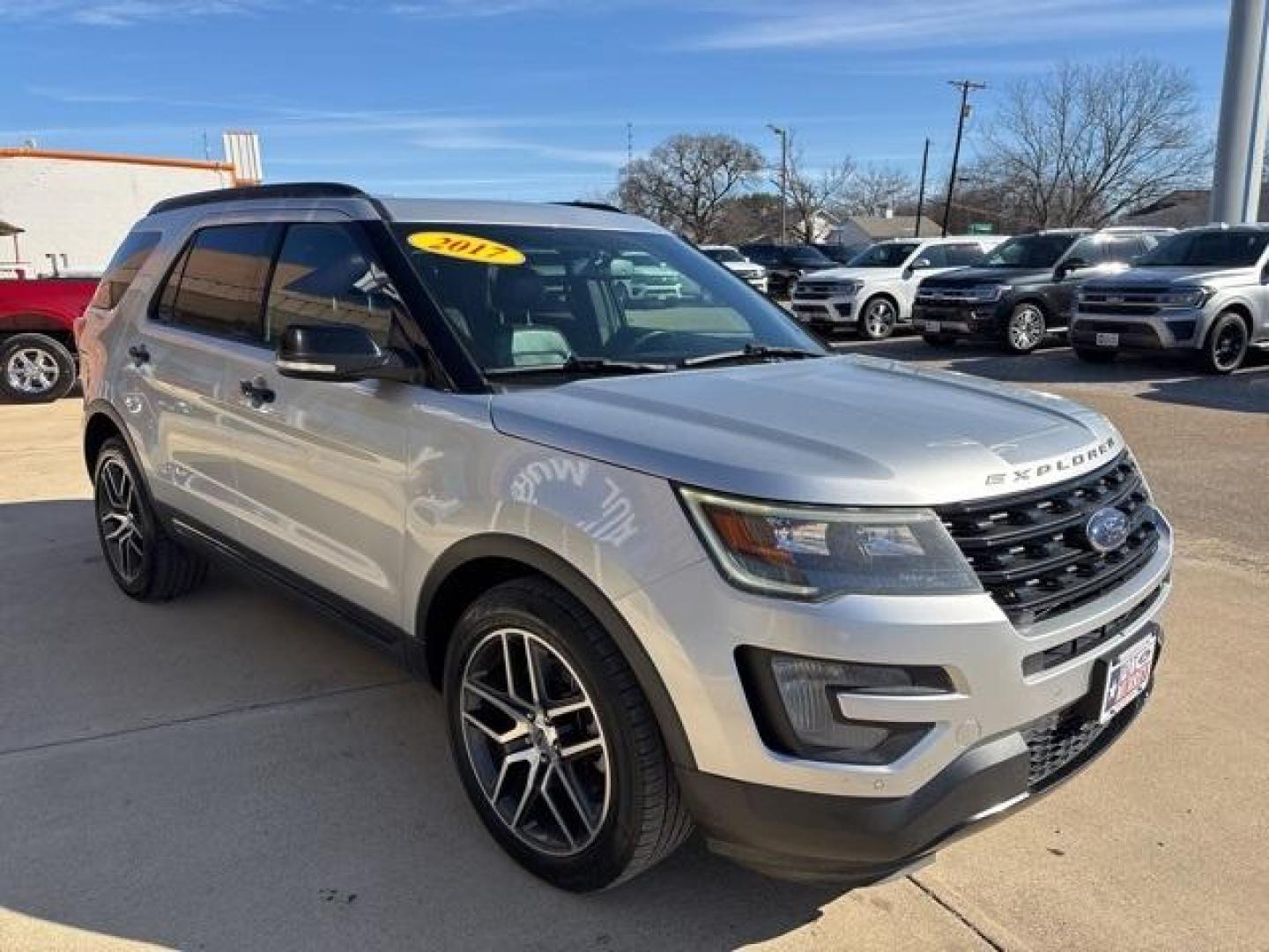 2017 Ingot Silver /Ebony Black W/Red Accent Ford Explorer Sport (1FM5K8GT3HG) with an 3.5L V6 engine, Automatic transmission, located at 1105 E Mulberry, Kaufman, TX, 75142, (972) 962-2151, 32.589550, -96.300926 - Ingot Silver 2017 Ford Explorer 4D Sport Utility Sport 4WD 6-Speed Automatic with Select-Shift 3.5L V6 4WD. Priced below KBB Fair Purchase Price!<br><br><br>Awards:<br> * 2017 KBB.com 10 Most Awarded Brands * 2017 KBB.com Brand Image Awards<br>Please call Paul Murrey Ford Inc. In Kaufman Texas A - Photo#6