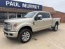 2018 White Gold Metallic /Black Ford F-350SD Platinum (1FT8W3BT5JE) with an Power Stroke 6.7L V8 DI 32V OHV Turbodiesel engine, Automatic transmission, located at 1105 E Mulberry, Kaufman, TX, 75142, (972) 962-2151, 32.589550, -96.300926 - White Gold Metallic 2018 Ford F-350SD 4D Crew Cab Platinum 4WD TorqShift 6-Speed Automatic Power Stroke 6.7L V8 DI 32V OHV Turbodiesel 4WD, ABS brakes, Alloy wheels, Compass, Electronic Stability Control, Front dual zone A/C, Heated door mirrors, Heated front seats, Heated rear seats, Illuminated en - Photo#2