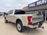 2018 White Gold Metallic /Black Ford F-350SD Platinum (1FT8W3BT5JE) with an Power Stroke 6.7L V8 DI 32V OHV Turbodiesel engine, Automatic transmission, located at 1105 E Mulberry, Kaufman, TX, 75142, (972) 962-2151, 32.589550, -96.300926 - White Gold Metallic 2018 Ford F-350SD 4D Crew Cab Platinum 4WD TorqShift 6-Speed Automatic Power Stroke 6.7L V8 DI 32V OHV Turbodiesel 4WD, ABS brakes, Alloy wheels, Compass, Electronic Stability Control, Front dual zone A/C, Heated door mirrors, Heated front seats, Heated rear seats, Illuminated en - Photo#3