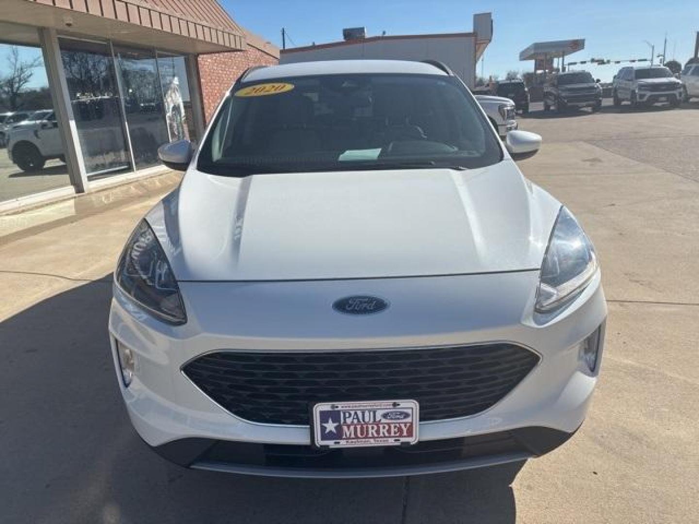 2020 White /Sandstone Ford Escape SEL (1FMCU0H61LU) with an 1.5L EcoBoost engine, Automatic transmission, located at 1105 E Mulberry, Kaufman, TX, 75142, (972) 962-2151, 32.589550, -96.300926 - White 2020 Ford Escape 4D Sport Utility SEL FWD 8-Speed Automatic 1.5L EcoBoost<br><br><br>Odometer is 13324 miles below market average! 27/33 City/Highway MPG<br><br>Awards:<br> * JD Power Automotive Performance, Execution and Layout (APEAL) Study<br>Please call Paul Murrey Ford Inc. In Kaufman Te - Photo#7