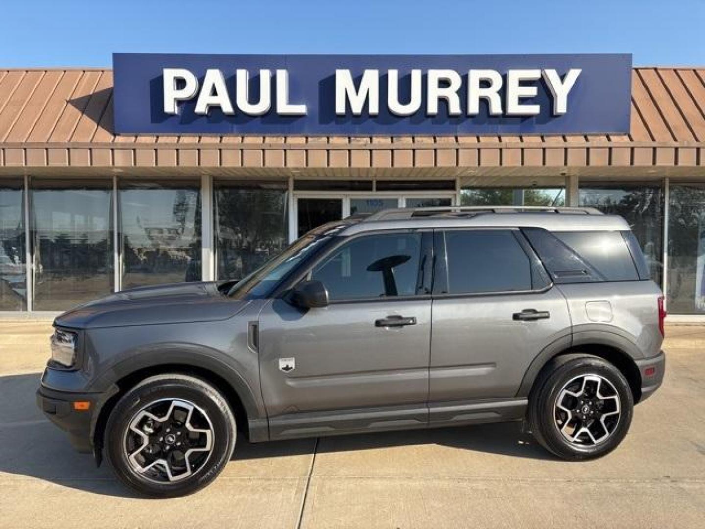 2021 Gray /Ebony Ford Bronco Sport Big Bend (3FMCR9B60MR) with an 1.5L EcoBoost engine, Automatic transmission, located at 1105 E Mulberry, Kaufman, TX, 75142, (972) 962-2151, 32.589550, -96.300926 - Gray 2021 Ford Bronco Sport 4D Sport Utility Big Bend 4WD 8-Speed Automatic 1.5L EcoBoost Priced below KBB Fair Purchase Price!<br><br><br>Odometer is 20079 miles below market average! 25/28 City/Highway MPG<br><br>Awards:<br> * JD Power Automotive Performance, Execution and Layout (APEAL) Study<br - Photo#0