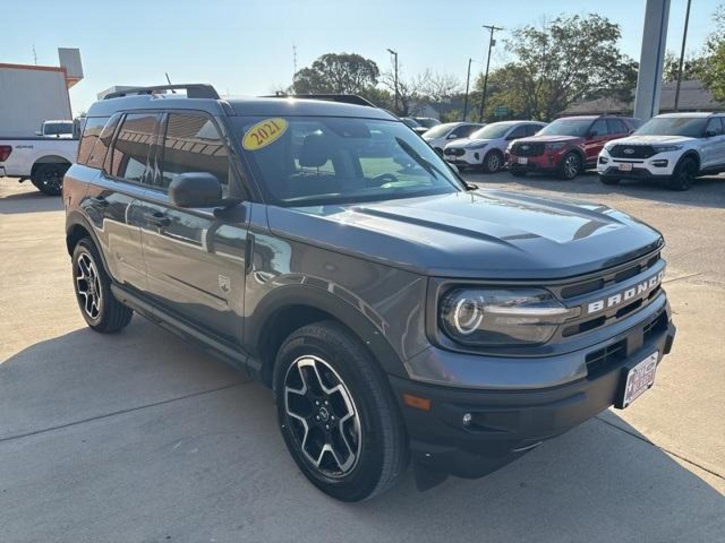 2021 Gray /Ebony Ford Bronco Sport Big Bend (3FMCR9B60MR) with an 1.5L EcoBoost engine, Automatic transmission, located at 1105 E Mulberry, Kaufman, TX, 75142, (972) 962-2151, 32.589550, -96.300926 - Gray 2021 Ford Bronco Sport 4D Sport Utility Big Bend 4WD 8-Speed Automatic 1.5L EcoBoost Priced below KBB Fair Purchase Price!<br><br><br>Odometer is 20079 miles below market average! 25/28 City/Highway MPG<br><br>Awards:<br> * JD Power Automotive Performance, Execution and Layout (APEAL) Study<br - Photo#6