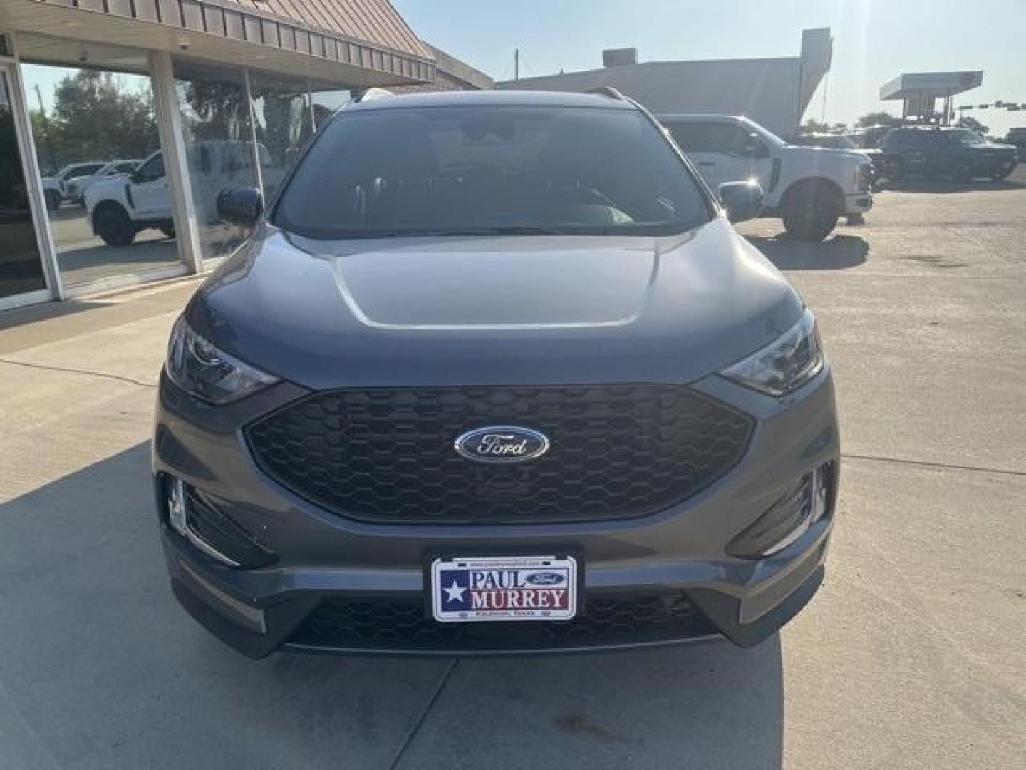 2024 Carbonized Gray Metallic /Ebony Ford Edge ST Line (2FMPK4J98RB) with an EcoBoost 2.0L I4 GTDi DOHC Turbocharged VCT engine, Automatic transmission, located at 1105 E Mulberry, Kaufman, TX, 75142, (972) 962-2151, 32.589550, -96.300926 - Carbonized Gray Metallic 2024 Ford Edge 4D Sport Utility ST Line AWD 8-Speed Automatic EcoBoost 2.0L I4 GTDi DOHC Turbocharged VCT AWD.<br><br>21/28 City/Highway MPG<br><br><br>Please call Paul Murrey Ford Inc. In Kaufman Texas A Family Dealership Since 1952 Serving the Dallas Fort Worth and East Te - Photo#8