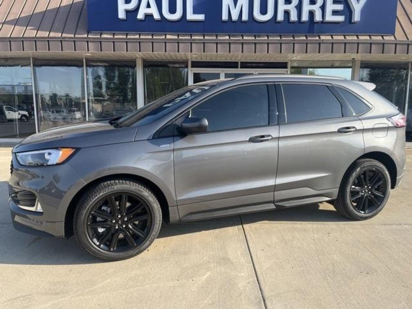 2024 Carbonized Gray Metallic /Ebony Ford Edge ST Line (2FMPK4J98RB) with an EcoBoost 2.0L I4 GTDi DOHC Turbocharged VCT engine, Automatic transmission, located at 1105 E Mulberry, Kaufman, TX, 75142, (972) 962-2151, 32.589550, -96.300926 - Carbonized Gray Metallic 2024 Ford Edge 4D Sport Utility ST Line AWD 8-Speed Automatic EcoBoost 2.0L I4 GTDi DOHC Turbocharged VCT AWD.<br><br>21/28 City/Highway MPG<br><br><br>Please call Paul Murrey Ford Inc. In Kaufman Texas A Family Dealership Since 1952 Serving the Dallas Fort Worth and East Te - Photo#2