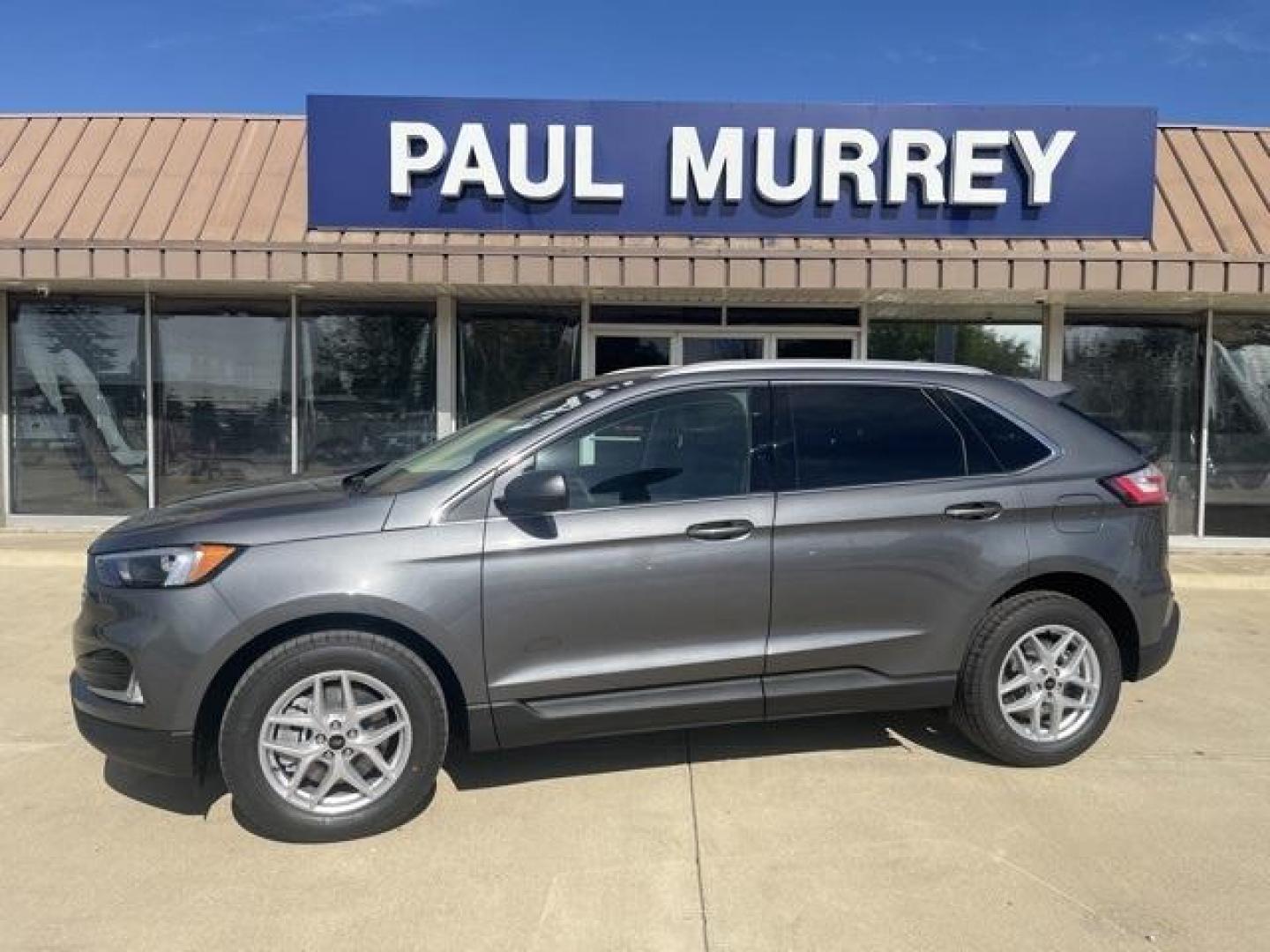 2024 Carbonized Gray Metallic /Ebony Ford Edge SEL (2FMPK4J9XRB) with an EcoBoost 2.0L I4 GTDi DOHC Turbocharged VCT engine, Automatic transmission, located at 1105 E Mulberry, Kaufman, TX, 75142, (972) 962-2151, 32.589550, -96.300926 - Carbonized Gray Metallic 2024 Ford Edge 4D Sport Utility SEL AWD 8-Speed Automatic EcoBoost 2.0L I4 GTDi DOHC Turbocharged VCT AWD.<br><br>21/28 City/Highway MPG<br><br><br>Please call Paul Murrey Ford Inc. In Kaufman Texas A Family Dealership Since 1952 Serving the Dallas Fort Worth and East Texas - Photo#0