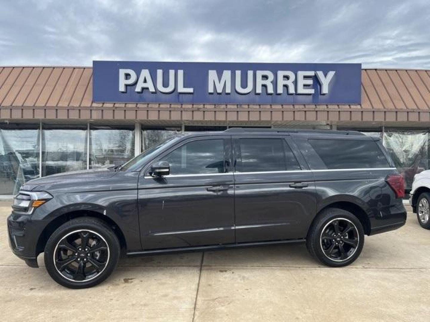 2024 Dark Matter Gray Metallic /Black Onyx Ford Expedition Max Limited (1FMJK1K8XRE) with an EcoBoost 3.5L V6 GTDi DOHC 24V Twin Turbocharged engine, Automatic transmission, located at 1105 E Mulberry, Kaufman, TX, 75142, (972) 962-2151, 32.589550, -96.300926 - Dark Matter Gray Metallic 2024 Ford Expedition Max 4D Sport Utility Limited RWD 10-Speed Automatic EcoBoost 3.5L V6 GTDi DOHC 24V Twin Turbocharged<br><br><br>Please call Paul Murrey Ford Inc. In Kaufman Texas A Family Dealership Since 1952 Serving the Dallas Fort Worth and East Texas areas for over - Photo#0