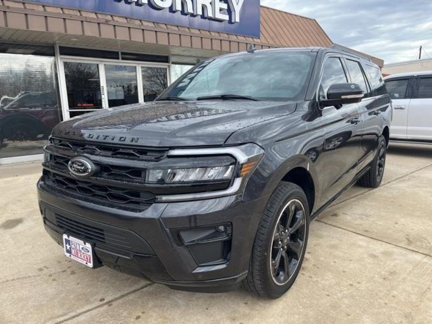 2024 Dark Matter Gray Metallic /Black Onyx Ford Expedition Max Limited (1FMJK1K8XRE) with an EcoBoost 3.5L V6 GTDi DOHC 24V Twin Turbocharged engine, Automatic transmission, located at 1105 E Mulberry, Kaufman, TX, 75142, (972) 962-2151, 32.589550, -96.300926 - Dark Matter Gray Metallic 2024 Ford Expedition Max 4D Sport Utility Limited RWD 10-Speed Automatic EcoBoost 3.5L V6 GTDi DOHC 24V Twin Turbocharged<br><br><br>Please call Paul Murrey Ford Inc. In Kaufman Texas A Family Dealership Since 1952 Serving the Dallas Fort Worth and East Texas areas for over - Photo#1