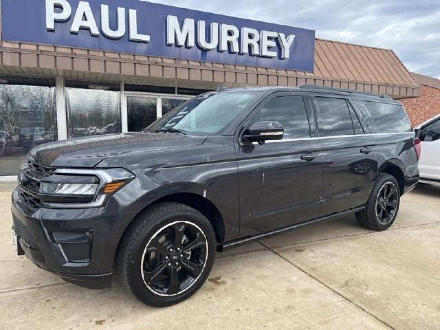 2024 Dark Matter Gray Metallic /Black Onyx Ford Expedition Max Limited (1FMJK1K8XRE) with an EcoBoost 3.5L V6 GTDi DOHC 24V Twin Turbocharged engine, Automatic transmission, located at 1105 E Mulberry, Kaufman, TX, 75142, (972) 962-2151, 32.589550, -96.300926 - Dark Matter Gray Metallic 2024 Ford Expedition Max 4D Sport Utility Limited RWD 10-Speed Automatic EcoBoost 3.5L V6 GTDi DOHC 24V Twin Turbocharged<br><br><br>Please call Paul Murrey Ford Inc. In Kaufman Texas A Family Dealership Since 1952 Serving the Dallas Fort Worth and East Texas areas for over - Photo#2