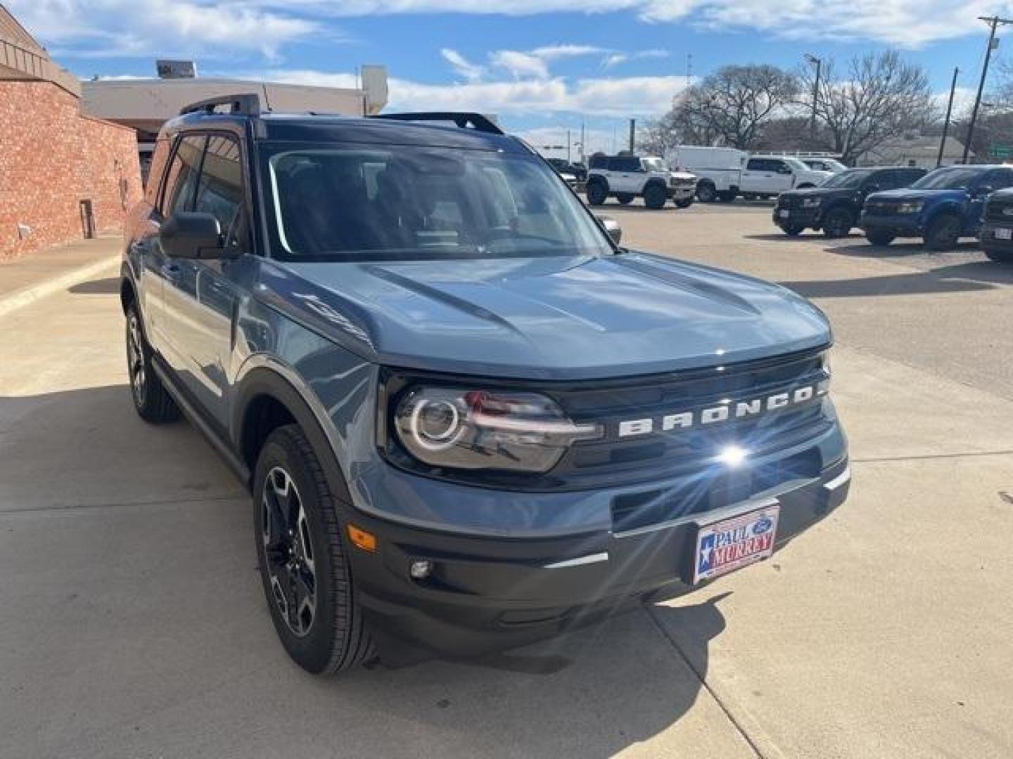 2024 Azure Gray Metallic Tri-Coat /Ebony/Roast Ford Bronco Sport Outer Banks (3FMCR9C6XRR) with an 1.5L EcoBoost engine, Automatic transmission, located at 1105 E Mulberry, Kaufman, TX, 75142, (972) 962-2151, 32.589550, -96.300926 - Azure Gray Metallic Tri-Coat 2024 Ford Bronco Sport 4D Sport Utility Outer Banks 4WD 8-Speed Automatic 1.5L EcoBoost<br><br>25/29 City/Highway MPG<br><br><br>Please call Paul Murrey Ford Inc. In Kaufman Texas A Family Dealership Since 1952 Serving the Dallas Fort Worth and East Texas areas for over - Photo#8