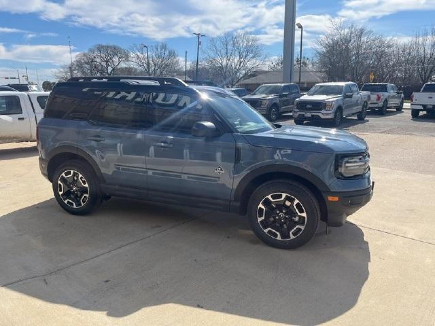 2024 Azure Gray Metallic Tri-Coat /Ebony/Roast Ford Bronco Sport Outer Banks (3FMCR9C6XRR) with an 1.5L EcoBoost engine, Automatic transmission, located at 1105 E Mulberry, Kaufman, TX, 75142, (972) 962-2151, 32.589550, -96.300926 - Azure Gray Metallic Tri-Coat 2024 Ford Bronco Sport 4D Sport Utility Outer Banks 4WD 8-Speed Automatic 1.5L EcoBoost<br><br>25/29 City/Highway MPG<br><br><br>Please call Paul Murrey Ford Inc. In Kaufman Texas A Family Dealership Since 1952 Serving the Dallas Fort Worth and East Texas areas for over - Photo#7