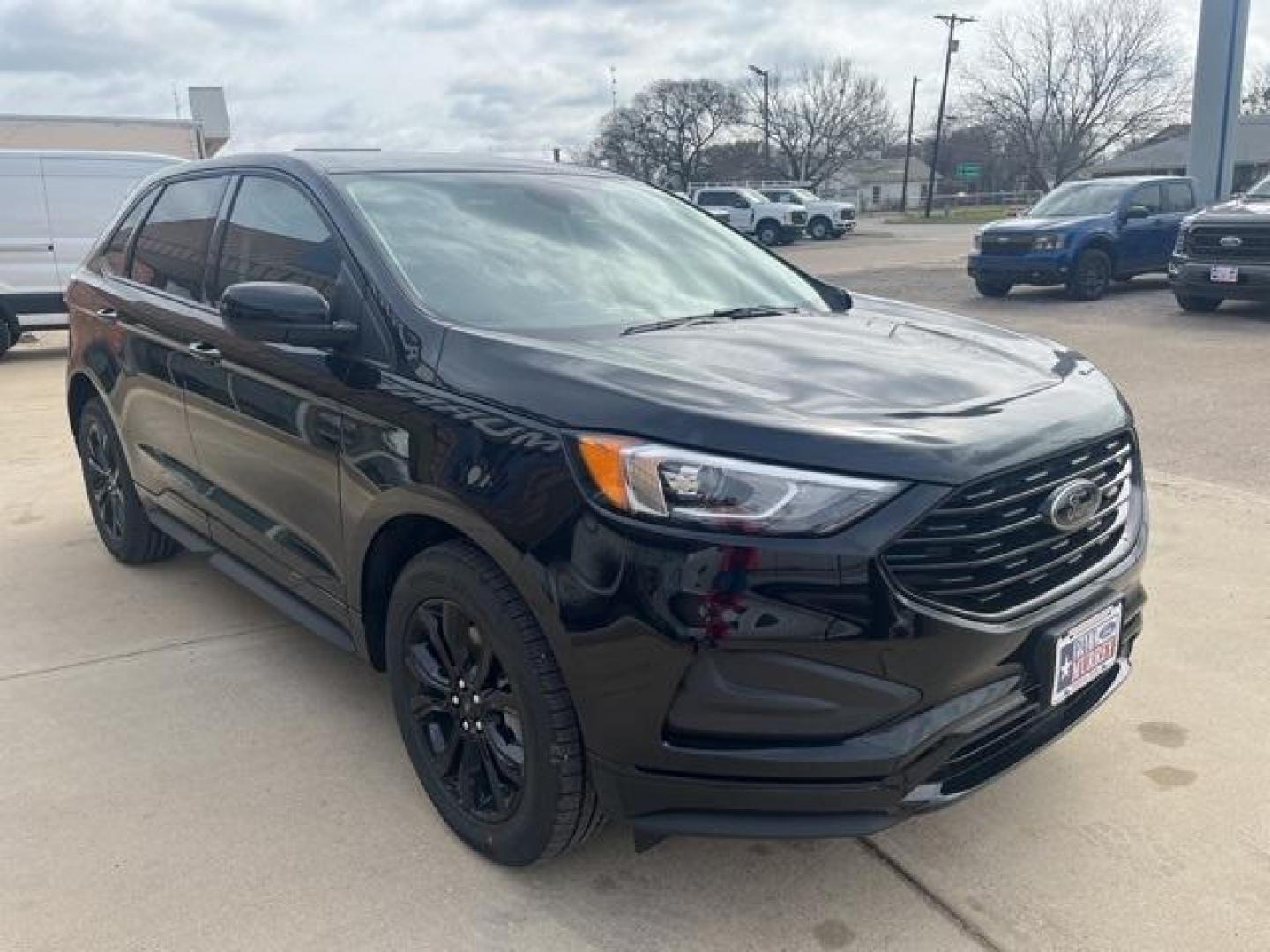 2024 Agate Black Metallic /Ebony Ford Edge SE (2FMPK4G90RB) with an EcoBoost 2.0L I4 GTDi DOHC Turbocharged VCT engine, Automatic transmission, located at 1105 E Mulberry, Kaufman, TX, 75142, (972) 962-2151, 32.589550, -96.300926 - Photo#7