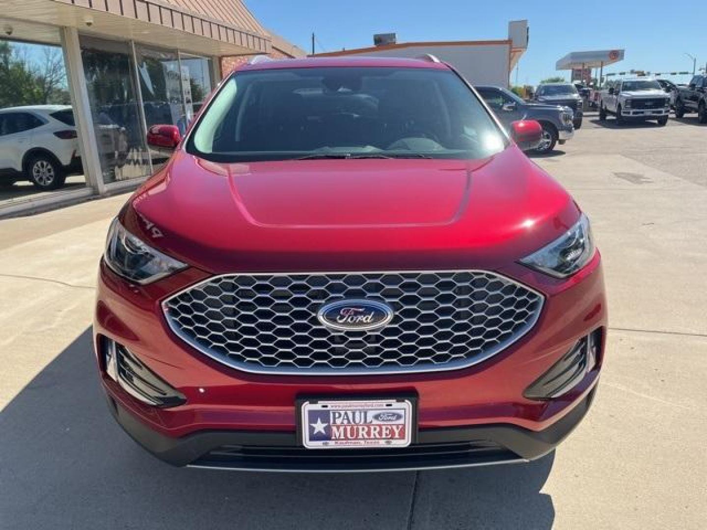 2024 Rapid Red Metallic Tinted Clearcoat /Ebony Ford Edge (2FMPK4J99RB) with an EcoBoost 2.0L I4 GTDi DOHC Turbocharged VCT engine, Automatic transmission, located at 1105 E Mulberry, Kaufman, TX, 75142, (972) 962-2151, 32.589550, -96.300926 - Rapid Red Metallic Tinted Clearcoat 2024 Ford Edge 4D Sport Utility AWD 8-Speed Automatic EcoBoost 2.0L I4 GTDi DOHC Turbocharged VCT AWD.<br><br>21/28 City/Highway MPG<br><br><br>Please call Paul Murrey Ford Inc. In Kaufman Texas A Family Dealership Since 1952 Serving the Dallas Fort Worth and East - Photo#7