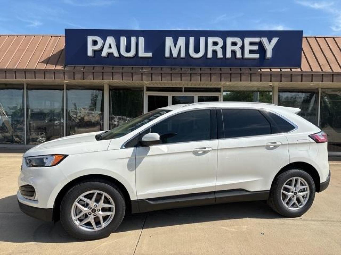 2024 Star White Metallic Tri-Coat /Dune Ford Edge (2FMPK4J99RB) with an EcoBoost 2.0L I4 GTDi DOHC Turbocharged VCT engine, Automatic transmission, located at 1105 E Mulberry, Kaufman, TX, 75142, (972) 962-2151, 32.589550, -96.300926 - Star White Metallic Tri-Coat 2024 Ford Edge 4D Sport Utility AWD 8-Speed Automatic EcoBoost 2.0L I4 GTDi DOHC Turbocharged VCT AWD.<br><br>21/28 City/Highway MPG<br><br><br>Please call Paul Murrey Ford Inc. In Kaufman Texas A Family Dealership Since 1952 Serving the Dallas Fort Worth and East Texas - Photo#0