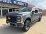 2024 Carbonized Gray Metallic /Black Onyx Ford F-250SD Lariat (1FT8W2BM0RE) with an 6.7L High Output Power Stroke V8 Diesel engine, Automatic transmission, located at 1105 E Mulberry, Kaufman, TX, 75142, (972) 962-2151, 32.589550, -96.300926 - Carbonized Gray Metallic 2024 Ford F-250SD 4D Crew Cab Lariat 4WD 10-Speed Automatic 6.7L High Output Power Stroke V8 Diesel 4WD.<br><br><br>Please call Paul Murrey Ford Inc. In Kaufman Texas A Family Dealership Since 1952 Serving the Dallas Fort Worth and East Texas areas for over 70 years. Please - Photo#1