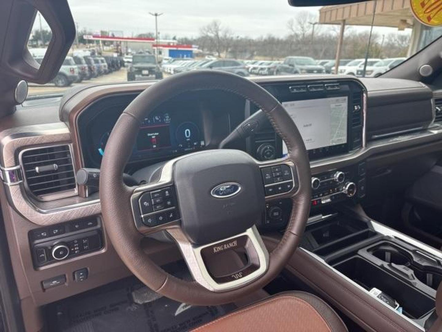 2024 Bronze Metallic /Java Ford F-250SD King Ranch (1FT8W2BT5RE) with an Power Stroke 6.7L V8 DI 32V OHV Turbodiesel engine, Automatic transmission, located at 1105 E Mulberry, Kaufman, TX, 75142, (972) 962-2151, 32.589550, -96.300926 - Black 2024 Ford F-250SD 4D Crew Cab King Ranch 4WD 10-Speed Automatic Power Stroke 6.7L V8 DI 32V OHV Turbodiesel 4WD.<br><br><br>Recent Arrival!<br><br><br>Please call Paul Murrey Ford Inc. In Kaufman Texas A Family Dealership Since 1952 Serving the Dallas Fort Worth and East Texas areas for over 7 - Photo#13