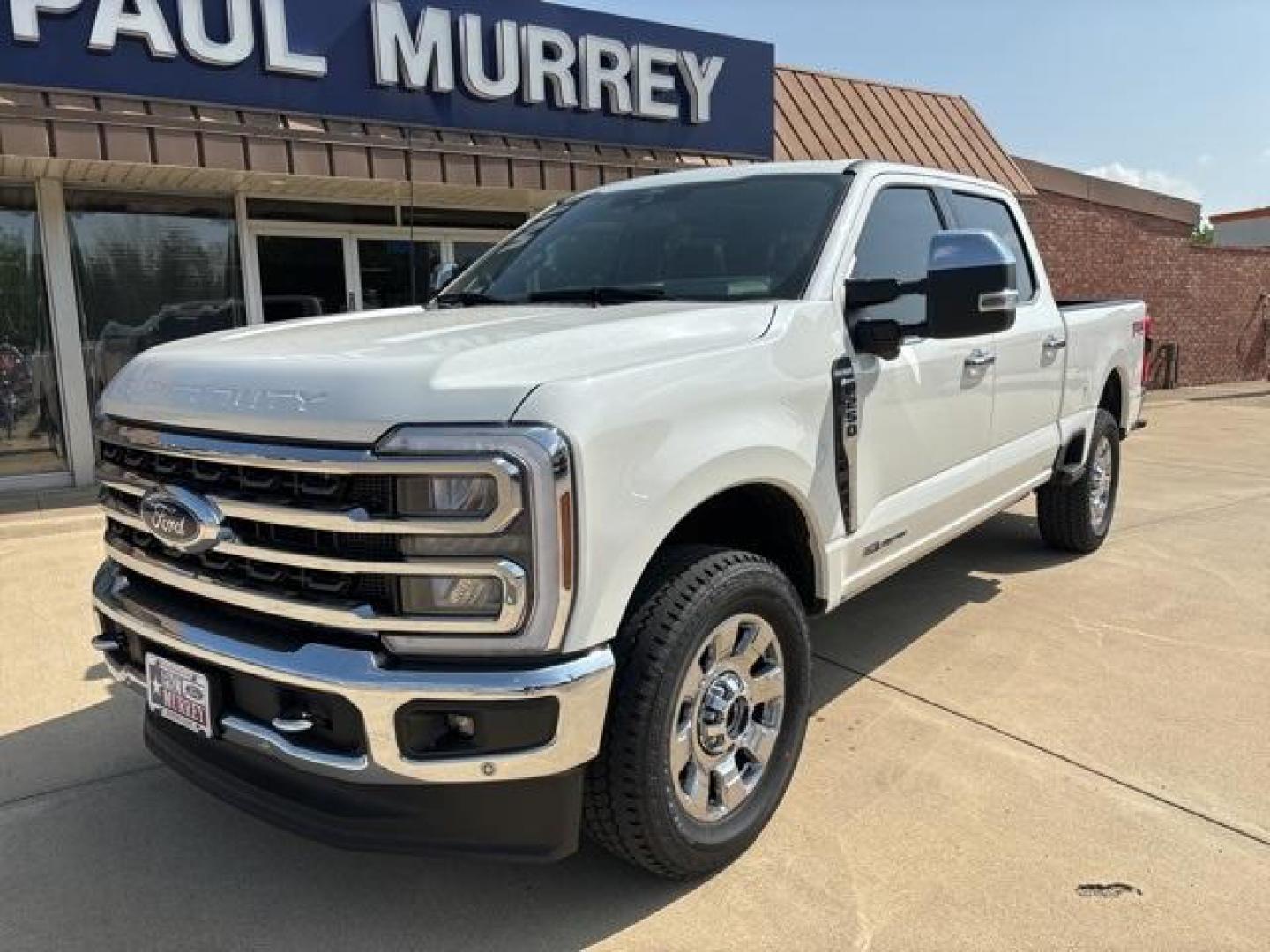 2024 Star White Metallic Tri-Coat /Java Ford F-250SD King Ranch (1FT8W2BT2RE) with an Power Stroke 6.7L V8 DI 32V OHV Turbodiesel engine, Automatic transmission, located at 1105 E Mulberry, Kaufman, TX, 75142, (972) 962-2151, 32.589550, -96.300926 - Photo#1