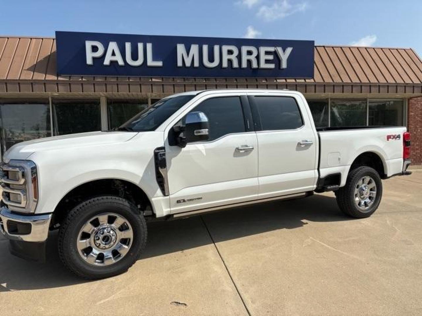 2024 Star White Metallic Tri-Coat /Java Ford F-250SD King Ranch (1FT8W2BT2RE) with an Power Stroke 6.7L V8 DI 32V OHV Turbodiesel engine, Automatic transmission, located at 1105 E Mulberry, Kaufman, TX, 75142, (972) 962-2151, 32.589550, -96.300926 - Photo#2