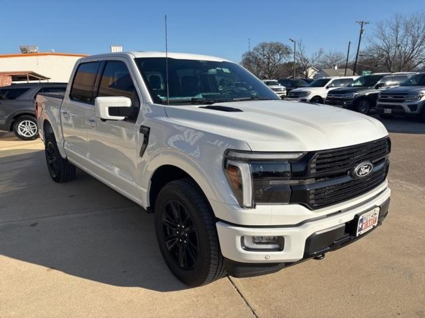 2024 Star White Metallic Tri-Coat /Black Ford F-150 Platinum (1FTFW7L84RF) with an 3.5L V6 EcoBoost engine, Automatic transmission, located at 1105 E Mulberry, Kaufman, TX, 75142, (972) 962-2151, 32.589550, -96.300926 - Star White Metallic Tri-Coat 2024 Ford F-150 4D SuperCrew Platinum 4WD 10-Speed Automatic 3.5L V6 EcoBoost 4WD.<br><br><br>Please call Paul Murrey Ford Inc. In Kaufman Texas A Family Dealership Since 1952 Serving the Dallas Fort Worth and East Texas areas for over 70 years. Please call 972-962-2151 - Photo#6