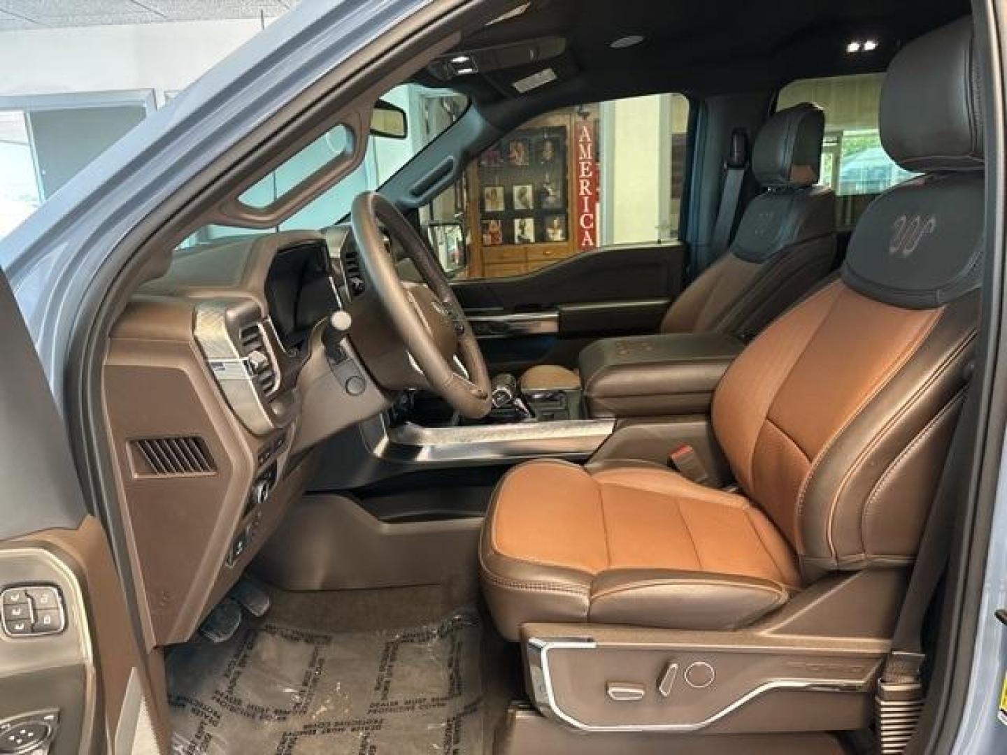 2023 Azure Gray Metallic Tri-Coat /Java Ford F-150 King Ranch (1FTFW1E82PF) with an 3.5L V6 EcoBoost engine, Automatic transmission, located at 1105 E Mulberry, Kaufman, TX, 75142, (972) 962-2151, 32.589550, -96.300926 - Azure Gray Metallic Tri-Coat 2023 Ford F-150 4D SuperCrew King Ranch 4WD 10-Speed Automatic 3.5L V6 EcoBoost 4WD.<br><br><br>Please call Paul Murrey Ford Inc. In Kaufman Texas A Family Dealership Since 1952 Serving the Dallas Fort Worth and East Texas areas for over 70 years. Please call 972-962-215 - Photo#10