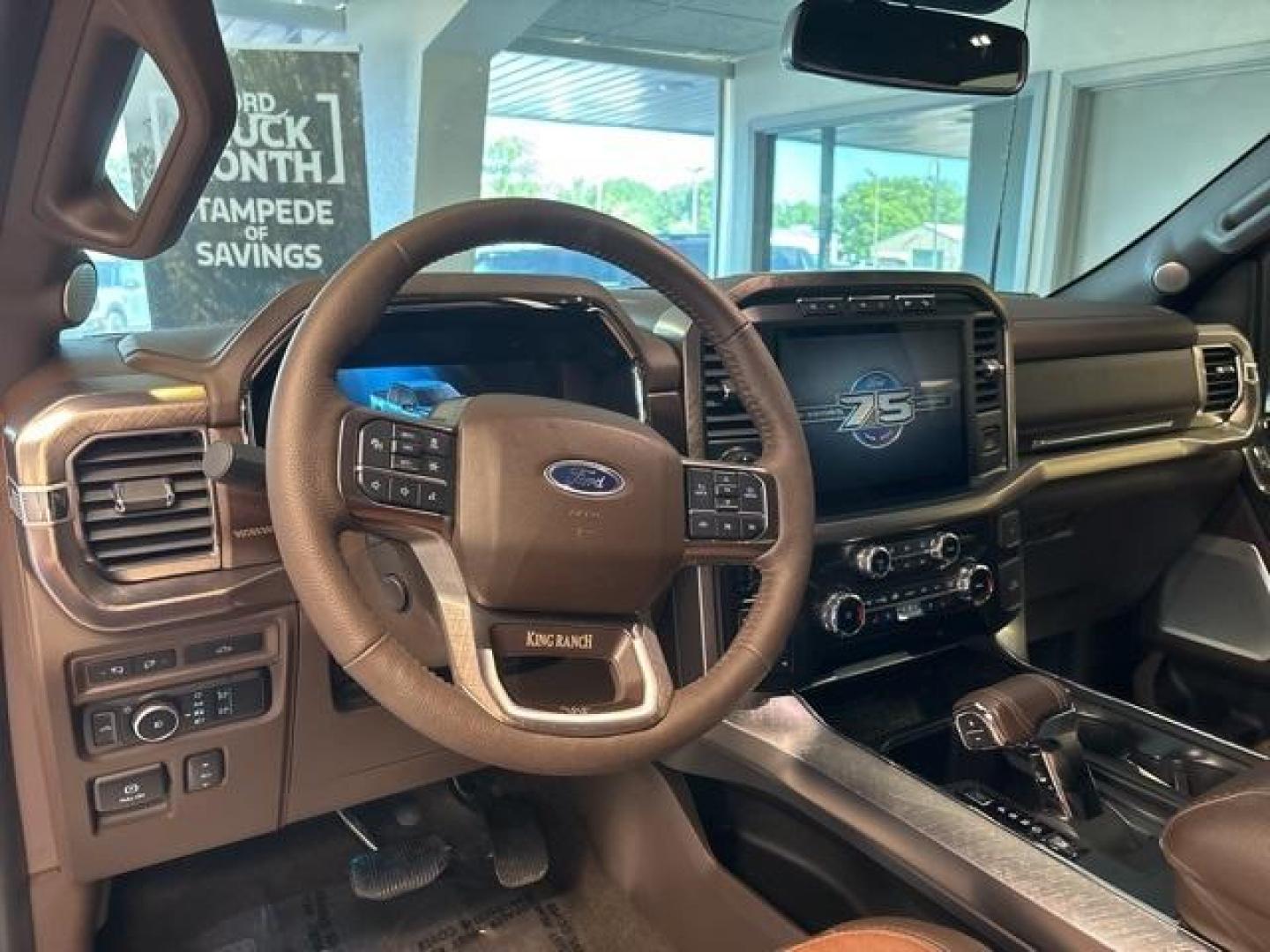 2023 Azure Gray Metallic Tri-Coat /Java Ford F-150 King Ranch (1FTFW1E82PF) with an 3.5L V6 EcoBoost engine, Automatic transmission, located at 1105 E Mulberry, Kaufman, TX, 75142, (972) 962-2151, 32.589550, -96.300926 - Azure Gray Metallic Tri-Coat 2023 Ford F-150 4D SuperCrew King Ranch 4WD 10-Speed Automatic 3.5L V6 EcoBoost 4WD.<br><br><br>Please call Paul Murrey Ford Inc. In Kaufman Texas A Family Dealership Since 1952 Serving the Dallas Fort Worth and East Texas areas for over 70 years. Please call 972-962-215 - Photo#14