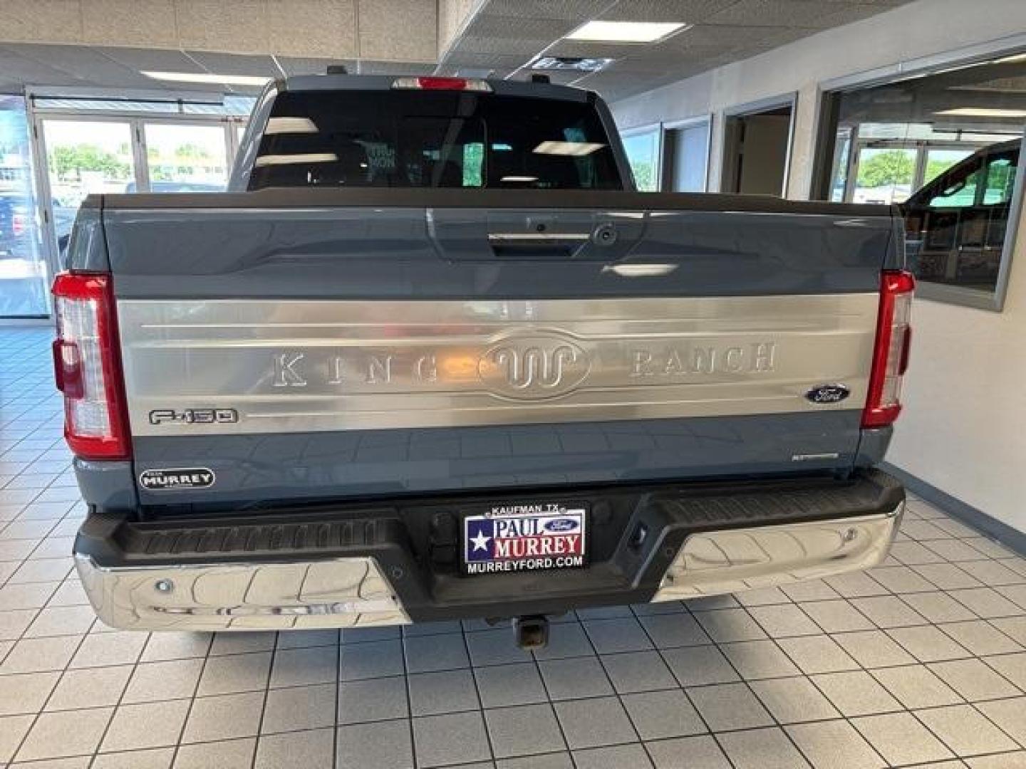 2023 Azure Gray Metallic Tri-Coat /Java Ford F-150 King Ranch (1FTFW1E82PF) with an 3.5L V6 EcoBoost engine, Automatic transmission, located at 1105 E Mulberry, Kaufman, TX, 75142, (972) 962-2151, 32.589550, -96.300926 - Azure Gray Metallic Tri-Coat 2023 Ford F-150 4D SuperCrew King Ranch 4WD 10-Speed Automatic 3.5L V6 EcoBoost 4WD.<br><br><br>Please call Paul Murrey Ford Inc. In Kaufman Texas A Family Dealership Since 1952 Serving the Dallas Fort Worth and East Texas areas for over 70 years. Please call 972-962-215 - Photo#3