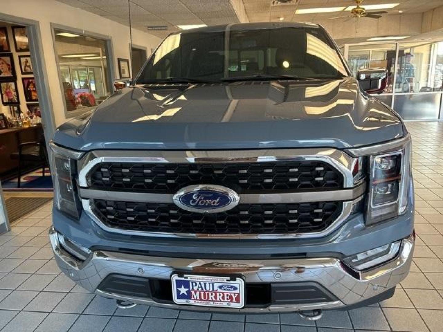 2023 Azure Gray Metallic Tri-Coat /Java Ford F-150 King Ranch (1FTFW1E82PF) with an 3.5L V6 EcoBoost engine, Automatic transmission, located at 1105 E Mulberry, Kaufman, TX, 75142, (972) 962-2151, 32.589550, -96.300926 - Azure Gray Metallic Tri-Coat 2023 Ford F-150 4D SuperCrew King Ranch 4WD 10-Speed Automatic 3.5L V6 EcoBoost 4WD.<br><br><br>Please call Paul Murrey Ford Inc. In Kaufman Texas A Family Dealership Since 1952 Serving the Dallas Fort Worth and East Texas areas for over 70 years. Please call 972-962-215 - Photo#6