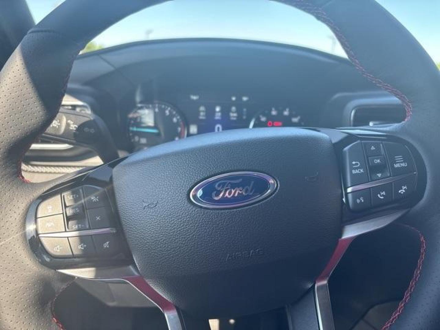 2024 Star White Metallic Tri-Coat /Ebony Ford Explorer ST-Line (1FMSK7KH6RG) with an 2.3L EcoBoost I-4 engine, Automatic transmission, located at 1105 E Mulberry, Kaufman, TX, 75142, (972) 962-2151, 32.589550, -96.300926 - Star White Metallic Tri-Coat 2024 Ford Explorer 4D Sport Utility ST-Line RWD 10-Speed Automatic 2.3L EcoBoost I-4<br><br>21/28 City/Highway MPG<br><br><br>Please call Paul Murrey Ford Inc. In Kaufman Texas A Family Dealership Since 1952 Serving the Dallas Fort Worth and East Texas areas for over 70 - Photo#25