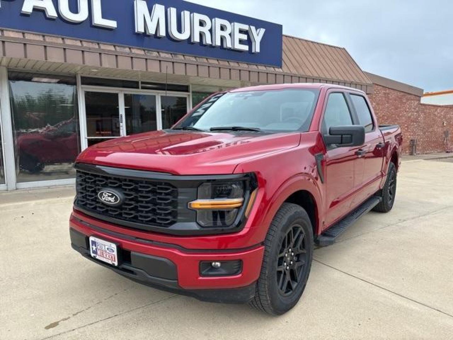 2024 Rapid Red Metallic Tinted Clearcoat /Black Ford F-150 STX (1FTEW2KP3RK) with an 2.7L V6 engine, Automatic transmission, located at 1105 E Mulberry, Kaufman, TX, 75142, (972) 962-2151, 32.589550, -96.300926 - Rapid Red Metallic Tinted Clearcoat 2024 Ford F-150 4D SuperCrew STX RWD 10-Speed Automatic 2.7L V6<br><br>20/26 City/Highway MPG<br><br><br>Please call Paul Murrey Ford Inc. In Kaufman Texas A Family Dealership Since 1952 Serving the Dallas Fort Worth and East Texas areas for over 70 years. Please - Photo#1