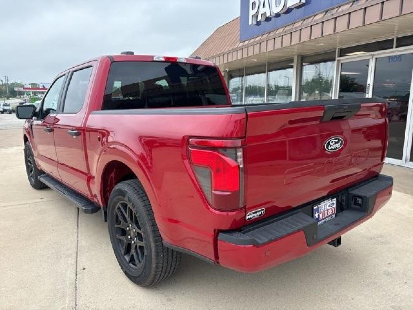 2024 Rapid Red Metallic Tinted Clearcoat /Black Ford F-150 STX (1FTEW2KP3RK) with an 2.7L V6 engine, Automatic transmission, located at 1105 E Mulberry, Kaufman, TX, 75142, (972) 962-2151, 32.589550, -96.300926 - Rapid Red Metallic Tinted Clearcoat 2024 Ford F-150 4D SuperCrew STX RWD 10-Speed Automatic 2.7L V6<br><br>20/26 City/Highway MPG<br><br><br>Please call Paul Murrey Ford Inc. In Kaufman Texas A Family Dealership Since 1952 Serving the Dallas Fort Worth and East Texas areas for over 70 years. Please - Photo#3