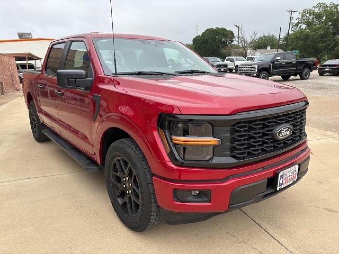 2024 Rapid Red Metallic Tinted Clearcoat /Black Ford F-150 STX (1FTEW2KP3RK) with an 2.7L V6 engine, Automatic transmission, located at 1105 E Mulberry, Kaufman, TX, 75142, (972) 962-2151, 32.589550, -96.300926 - Rapid Red Metallic Tinted Clearcoat 2024 Ford F-150 4D SuperCrew STX RWD 10-Speed Automatic 2.7L V6<br><br>20/26 City/Highway MPG<br><br><br>Please call Paul Murrey Ford Inc. In Kaufman Texas A Family Dealership Since 1952 Serving the Dallas Fort Worth and East Texas areas for over 70 years. Please - Photo#7