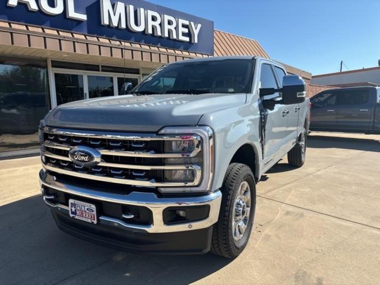 2024 Glacier Gray Metallic Tri-Coat /Black Onyx Ford F-250SD Lariat (1FT8W2BT2RE) with an Power Stroke 6.7L V8 DI 32V OHV Turbodiesel engine, Automatic transmission, located at 1105 E Mulberry, Kaufman, TX, 75142, (972) 962-2151, 32.589550, -96.300926 - Glacier Gray Metallic Tri-Coat 2024 Ford F-250SD 4D Crew Cab Lariat 4WD 10-Speed Automatic Power Stroke 6.7L V8 DI 32V OHV Turbodiesel 4WD.<br><br><br>Please call Paul Murrey Ford Inc. In Kaufman Texas A Family Dealership Since 1952 Serving the Dallas Fort Worth and East Texas areas for over 70 year - Photo#1