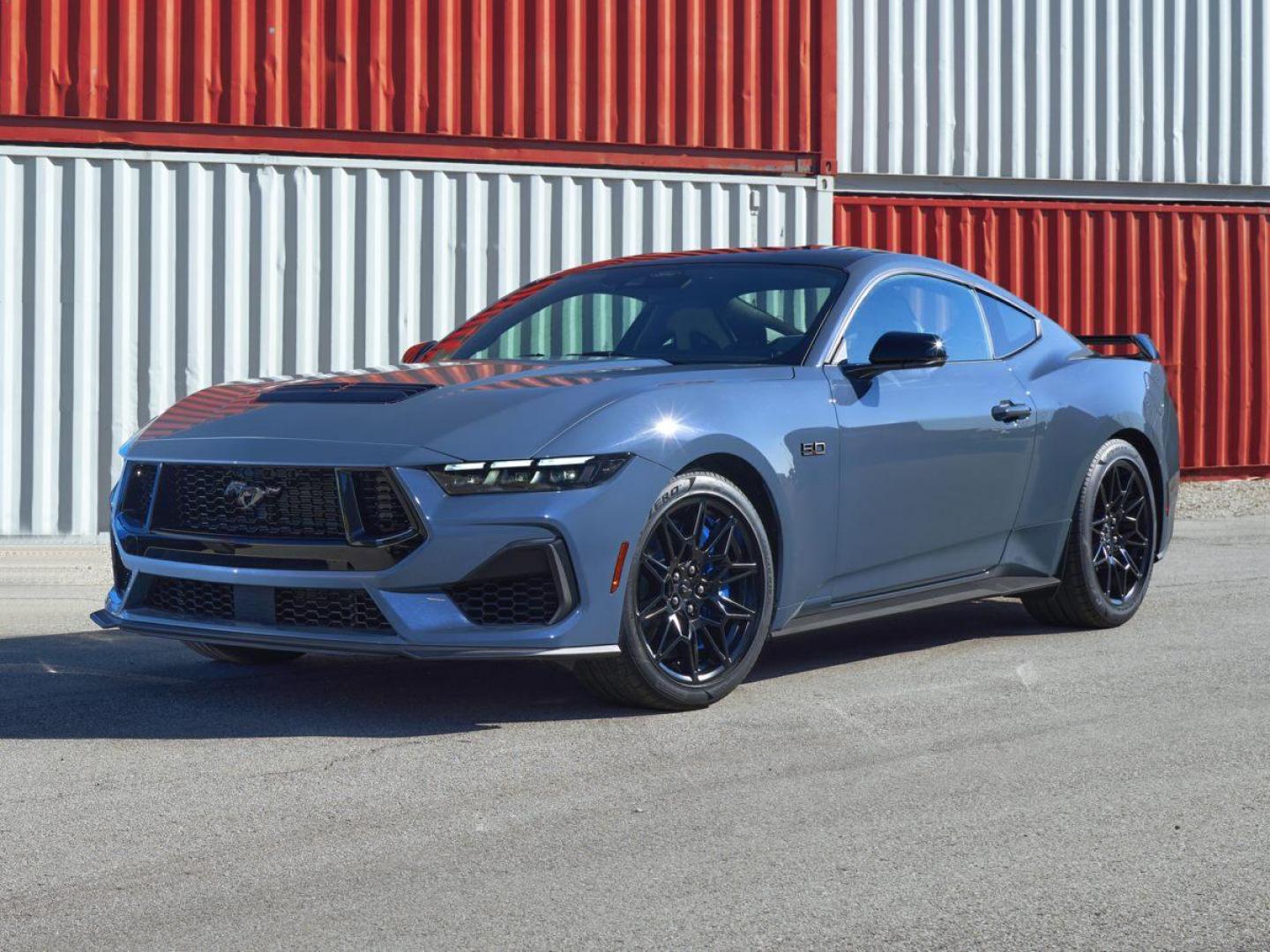 2024 Dark Matter Gray Metallic /Black Onyx Ford Mustang EcoBoost (1FA6P8TH0R5) with an EcoBoost 2.3L I4 GTDi DOHC Turbocharged VCT engine, Automatic transmission, located at 1105 E Mulberry, Kaufman, TX, 75142, (972) 962-2151, 32.589550, -96.300926 - Dark Matter Gray Metallic 2024 Ford Mustang 2D Coupe EcoBoost RWD 10-Speed Automatic EcoBoost 2.3L I4 GTDi DOHC Turbocharged VCT<br><br>Recent Arrival! 21/32 City/Highway MPG<br><br><br>Please call Paul Murrey Ford Inc. In Kaufman Texas A Family Dealership Since 1952 Serving the Dallas Fort Worth an - Photo#0