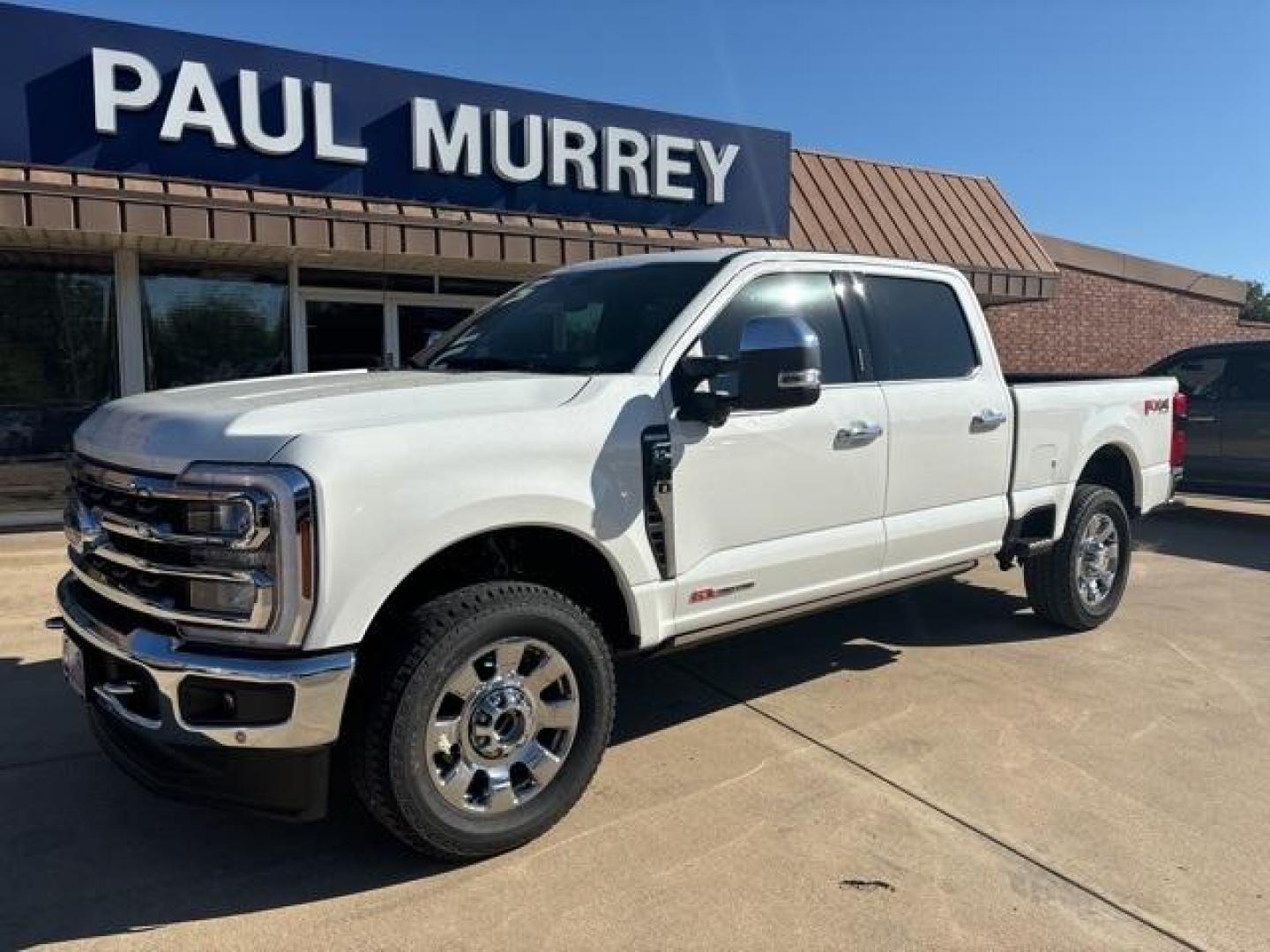 2024 Star White Metallic Tri-Coat /Java Ford F-250SD (1FT8W2BM2RE) with an 6.7L High Output Power Stroke V8 Diesel engine, Automatic transmission, located at 1105 E Mulberry, Kaufman, TX, 75142, (972) 962-2151, 32.589550, -96.300926 - Star White Metallic Tri-Coat 2024 Ford F-250SD 4D Crew Cab 4WD 10-Speed Automatic 6.7L High Output Power Stroke V8 Diesel 4WD.<br><br><br>Please call Paul Murrey Ford Inc. In Kaufman Texas A Family Dealership Since 1952 Serving the Dallas Fort Worth and East Texas areas for over 70 years. Please cal - Photo#2