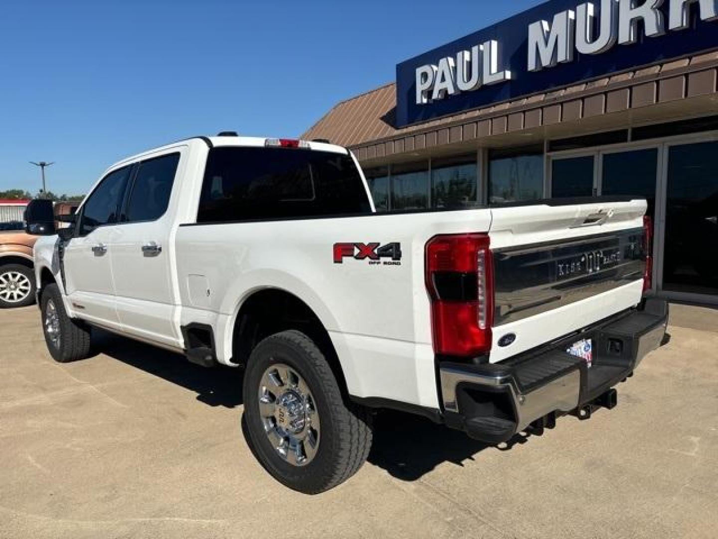 2024 Star White Metallic Tri-Coat /Java Ford F-250SD (1FT8W2BM2RE) with an 6.7L High Output Power Stroke V8 Diesel engine, Automatic transmission, located at 1105 E Mulberry, Kaufman, TX, 75142, (972) 962-2151, 32.589550, -96.300926 - Star White Metallic Tri-Coat 2024 Ford F-250SD 4D Crew Cab 4WD 10-Speed Automatic 6.7L High Output Power Stroke V8 Diesel 4WD.<br><br><br>Please call Paul Murrey Ford Inc. In Kaufman Texas A Family Dealership Since 1952 Serving the Dallas Fort Worth and East Texas areas for over 70 years. Please cal - Photo#3