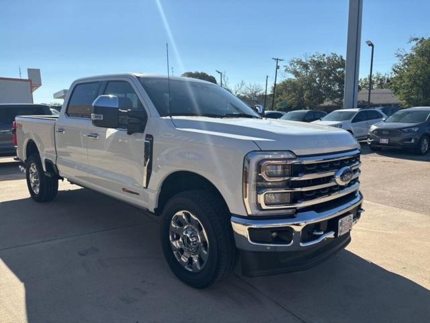 2024 Star White Metallic Tri-Coat /Java Ford F-250SD (1FT8W2BM2RE) with an 6.7L High Output Power Stroke V8 Diesel engine, Automatic transmission, located at 1105 E Mulberry, Kaufman, TX, 75142, (972) 962-2151, 32.589550, -96.300926 - Star White Metallic Tri-Coat 2024 Ford F-250SD 4D Crew Cab 4WD 10-Speed Automatic 6.7L High Output Power Stroke V8 Diesel 4WD.<br><br><br>Please call Paul Murrey Ford Inc. In Kaufman Texas A Family Dealership Since 1952 Serving the Dallas Fort Worth and East Texas areas for over 70 years. Please cal - Photo#6