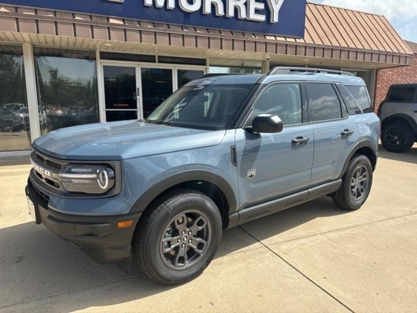 2024 Azure Gray Metallic Tri-Coat /Ebony Ford Bronco Sport Big Bend (3FMCR9B60RR) with an 1.5L EcoBoost engine, Automatic transmission, located at 1105 E Mulberry, Kaufman, TX, 75142, (972) 962-2151, 32.589550, -96.300926 - Azure Gray Metallic Tri-Coat 2024 Ford Bronco Sport 4D Sport Utility Big Bend 4WD 8-Speed Automatic 1.5L EcoBoost<br><br>25/29 City/Highway MPG<br><br><br>Please call Paul Murrey Ford Inc. In Kaufman Texas A Family Dealership Since 1952 Serving the Dallas Fort Worth and East Texas areas for over 70 - Photo#2