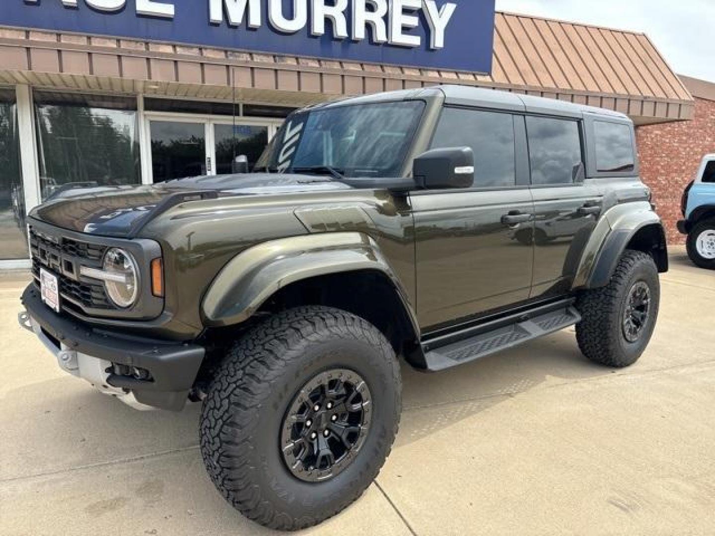 2024 Shelter Green Metallic /Black Onyx Ford Bronco Raptor (1FMEE0RR5RL) with an 3.0L EcoBoost V6 engine, Automatic transmission, located at 1105 E Mulberry, Kaufman, TX, 75142, (972) 962-2151, 32.589550, -96.300926 - Shelter Green Metallic 2024 Ford Bronco 4D Sport Utility Raptor 4WD 10-Speed Automatic 3.0L EcoBoost V6<br><br><br>Please call Paul Murrey Ford Inc. In Kaufman Texas A Family Dealership Since 1952 Serving the Dallas Fort Worth and East Texas areas for over 70 years. Please call 972-962-2151 www.murr - Photo#2