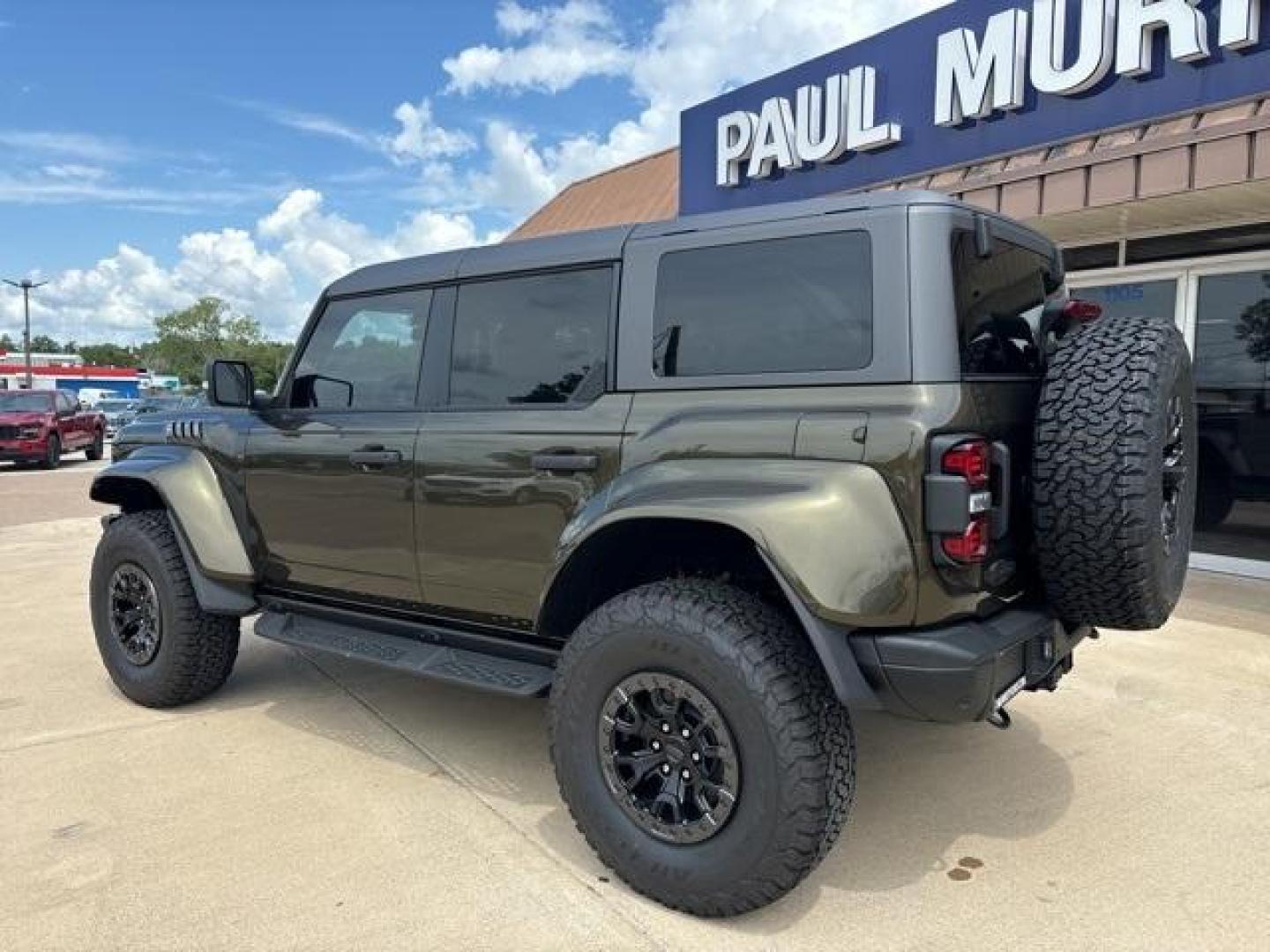 2024 Shelter Green Metallic /Black Onyx Ford Bronco Raptor (1FMEE0RR5RL) with an 3.0L EcoBoost V6 engine, Automatic transmission, located at 1105 E Mulberry, Kaufman, TX, 75142, (972) 962-2151, 32.589550, -96.300926 - Shelter Green Metallic 2024 Ford Bronco 4D Sport Utility Raptor 4WD 10-Speed Automatic 3.0L EcoBoost V6<br><br><br>Please call Paul Murrey Ford Inc. In Kaufman Texas A Family Dealership Since 1952 Serving the Dallas Fort Worth and East Texas areas for over 70 years. Please call 972-962-2151 www.murr - Photo#3