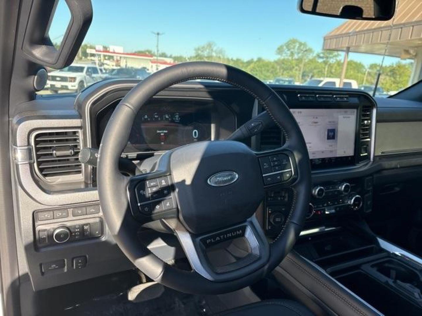 2024 Star White Metallic Tri-Coat /Black Onyx Ford F-250SD Platinum (1FT8W2BM1RE) with an 6.7L High Output Power Stroke V8 Diesel engine, Automatic transmission, located at 1105 E Mulberry, Kaufman, TX, 75142, (972) 962-2151, 32.589550, -96.300926 - Photo#13