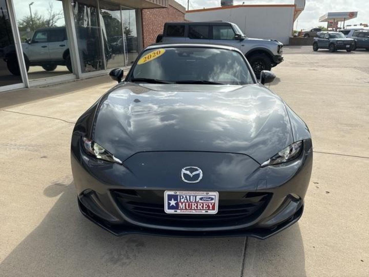 2020 Machine Gray Metallic /Black Mazda MX-5 Miata Club (JM1NDAC71L0) with an 2.0L 4-Cylinder DOHC 16V engine, Manual transmission, located at 1105 E Mulberry, Kaufman, TX, 75142, (972) 962-2151, 32.589550, -96.300926 - Machine Gray Metallic 2020 Mazda MX-5 Miata 2D Convertible Club RWD 6-Speed Manual 2.0L 4-Cylinder DOHC 16V Priced below KBB Fair Purchase Price!<br><br><br>26/34 City/Highway MPG<br><br><br>Please call Paul Murrey Ford Inc. In Kaufman Texas A Family Dealership Since 1952 Serving the Dallas Fort Wor - Photo#8