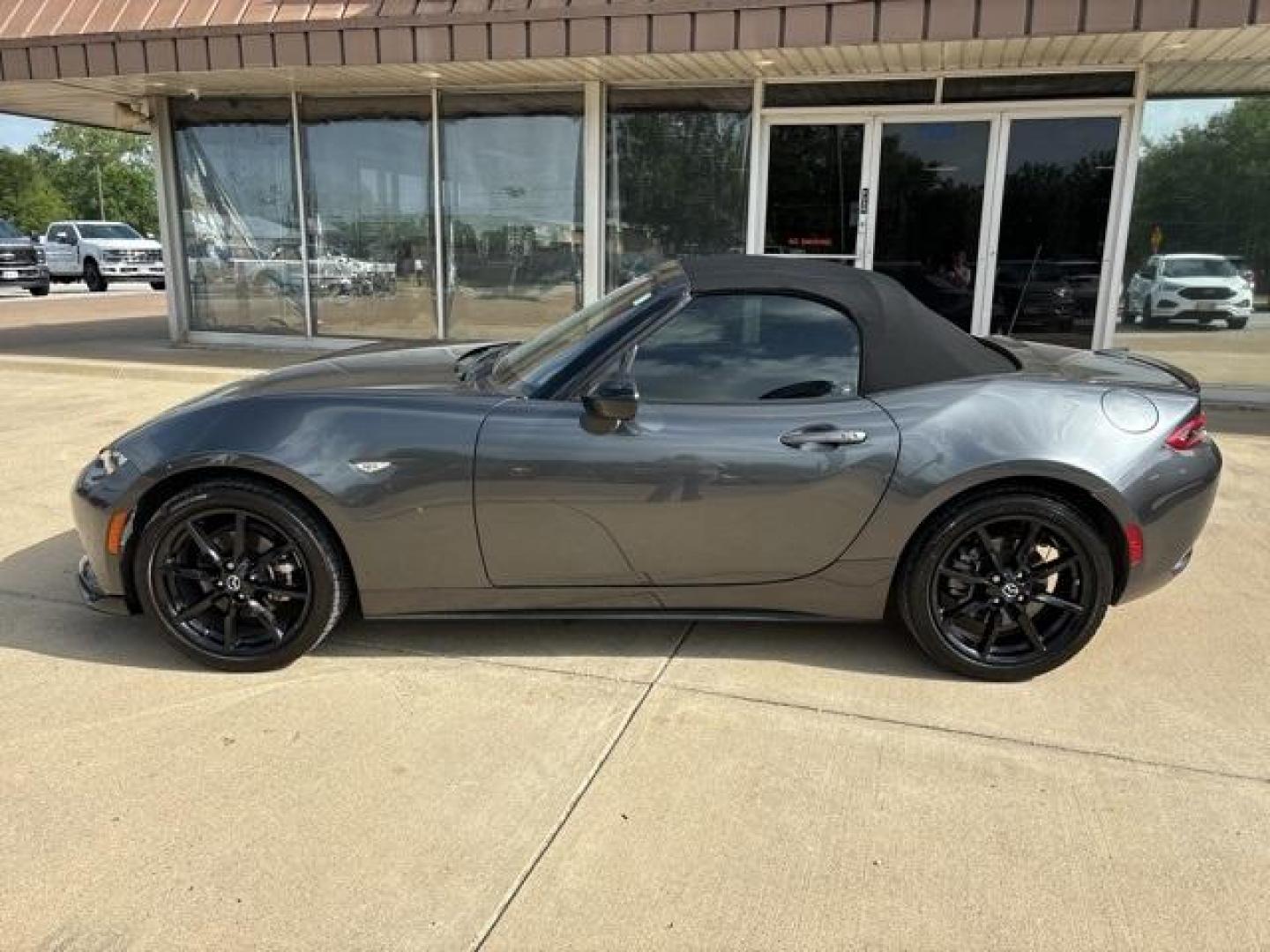 2020 Machine Gray Metallic /Black Mazda MX-5 Miata Club (JM1NDAC71L0) with an 2.0L 4-Cylinder DOHC 16V engine, Manual transmission, located at 1105 E Mulberry, Kaufman, TX, 75142, (972) 962-2151, 32.589550, -96.300926 - Machine Gray Metallic 2020 Mazda MX-5 Miata 2D Convertible Club RWD 6-Speed Manual 2.0L 4-Cylinder DOHC 16V Priced below KBB Fair Purchase Price!<br><br><br>26/34 City/Highway MPG<br><br><br>Please call Paul Murrey Ford Inc. In Kaufman Texas A Family Dealership Since 1952 Serving the Dallas Fort Wor - Photo#2