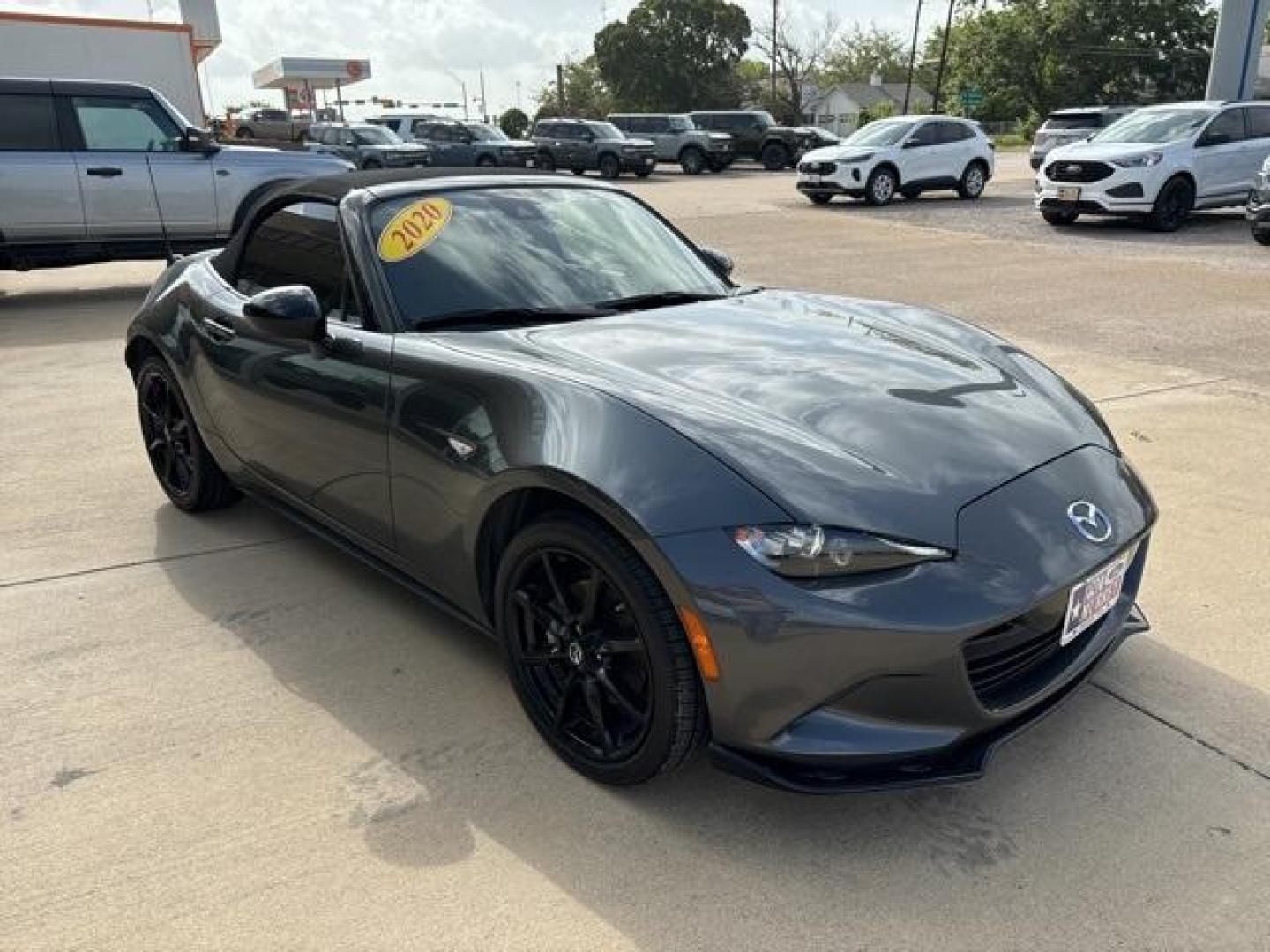 2020 Machine Gray Metallic /Black Mazda MX-5 Miata Club (JM1NDAC71L0) with an 2.0L 4-Cylinder DOHC 16V engine, Manual transmission, located at 1105 E Mulberry, Kaufman, TX, 75142, (972) 962-2151, 32.589550, -96.300926 - Machine Gray Metallic 2020 Mazda MX-5 Miata 2D Convertible Club RWD 6-Speed Manual 2.0L 4-Cylinder DOHC 16V Priced below KBB Fair Purchase Price!<br><br><br>26/34 City/Highway MPG<br><br><br>Please call Paul Murrey Ford Inc. In Kaufman Texas A Family Dealership Since 1952 Serving the Dallas Fort Wor - Photo#7