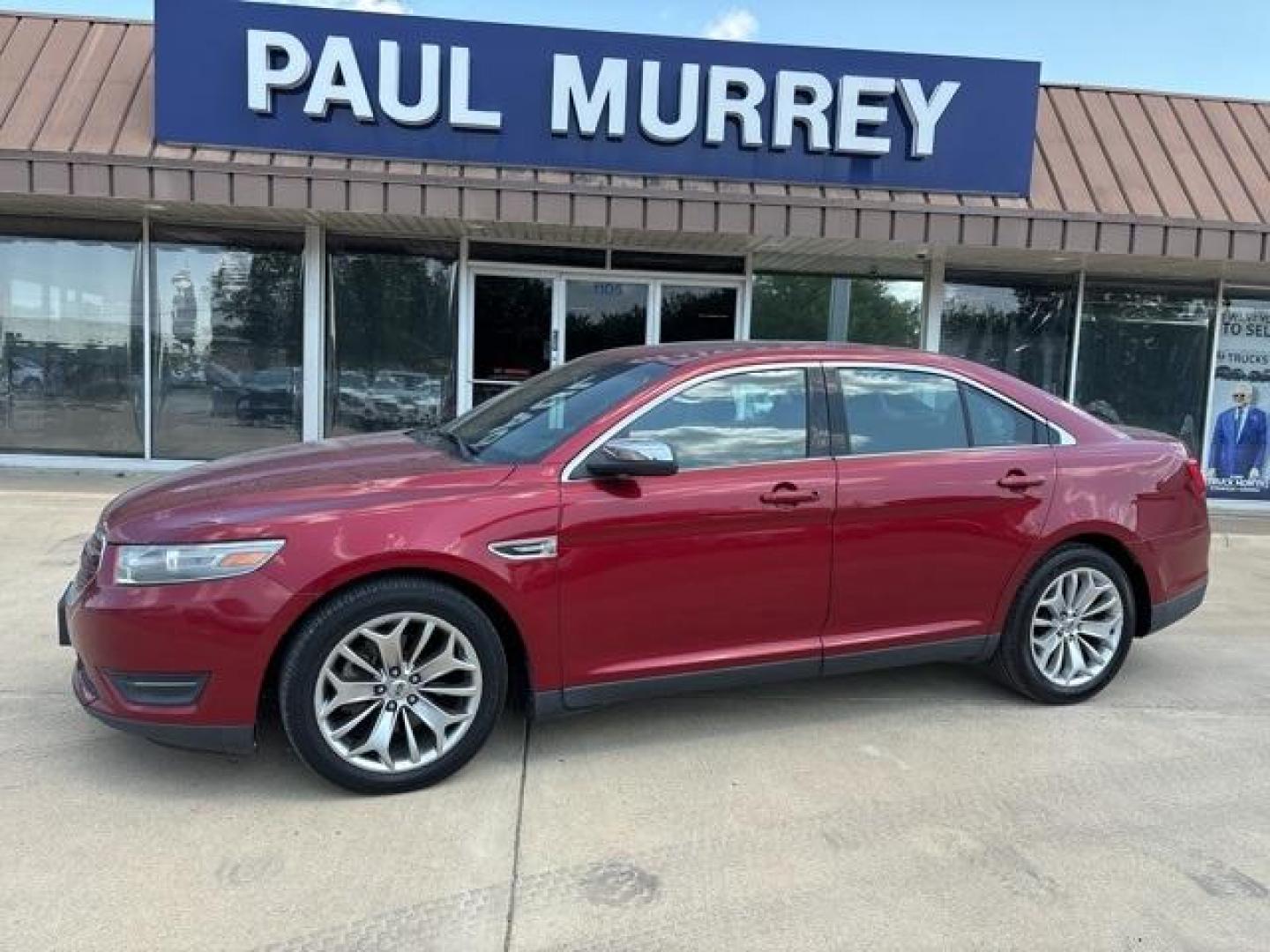 2013 Ruby Red Metallic Tinted Clearcoat /Charcoal Black Ford Taurus Limited (1FAHP2F81DG) with an 3.5L 6-Cylinder SMPI DOHC engine, Automatic transmission, located at 1105 E Mulberry, Kaufman, TX, 75142, (972) 962-2151, 32.589550, -96.300926 - Ruby Red Metallic Tinted Clearcoat 2013 Ford Taurus 4D Sedan Limited FWD 6-Speed Automatic with Select-Shift 3.5L 6-Cylinder SMPI DOHC<br><br><br>19/29 City/Highway MPG<br><br>Awards:<br> * Ward's 10 Best Engines * 2013 KBB.com Brand Image Awards<br>Please call Paul Murrey Ford Inc. In Kaufman Te - Photo#2