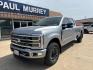 2024 Iconic Silver Metallic /Black Onyx Ford F-250SD Platinum (1FT8W2BM8RE) with an 6.7L High Output Power Stroke V8 Diesel engine, Automatic transmission, located at 1105 E Mulberry, Kaufman, TX, 75142, (972) 962-2151, 32.589550, -96.300926 - Photo#1