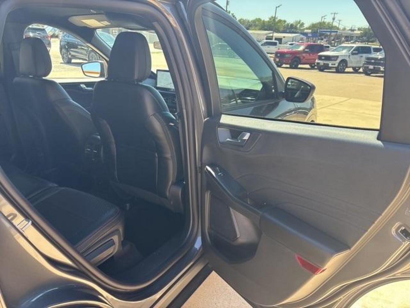 2024 Carbonized Gray Metallic /Ebony W/Red Stitch Ford Escape ST-Line (1FMCU0MN6RU) with an 1.5L EcoBoost engine, Automatic transmission, located at 1105 E Mulberry, Kaufman, TX, 75142, (972) 962-2151, 32.589550, -96.300926 - Carbonized Gray Metallic 2024 Ford Escape 4D Sport Utility ST-Line FWD 8-Speed Automatic 1.5L EcoBoost<br><br>27/34 City/Highway MPG<br><br><br>Please call Paul Murrey Ford Inc. In Kaufman Texas A Family Dealership Since 1952 Serving the Dallas Fort Worth and East Texas areas for over 70 years. Plea - Photo#21