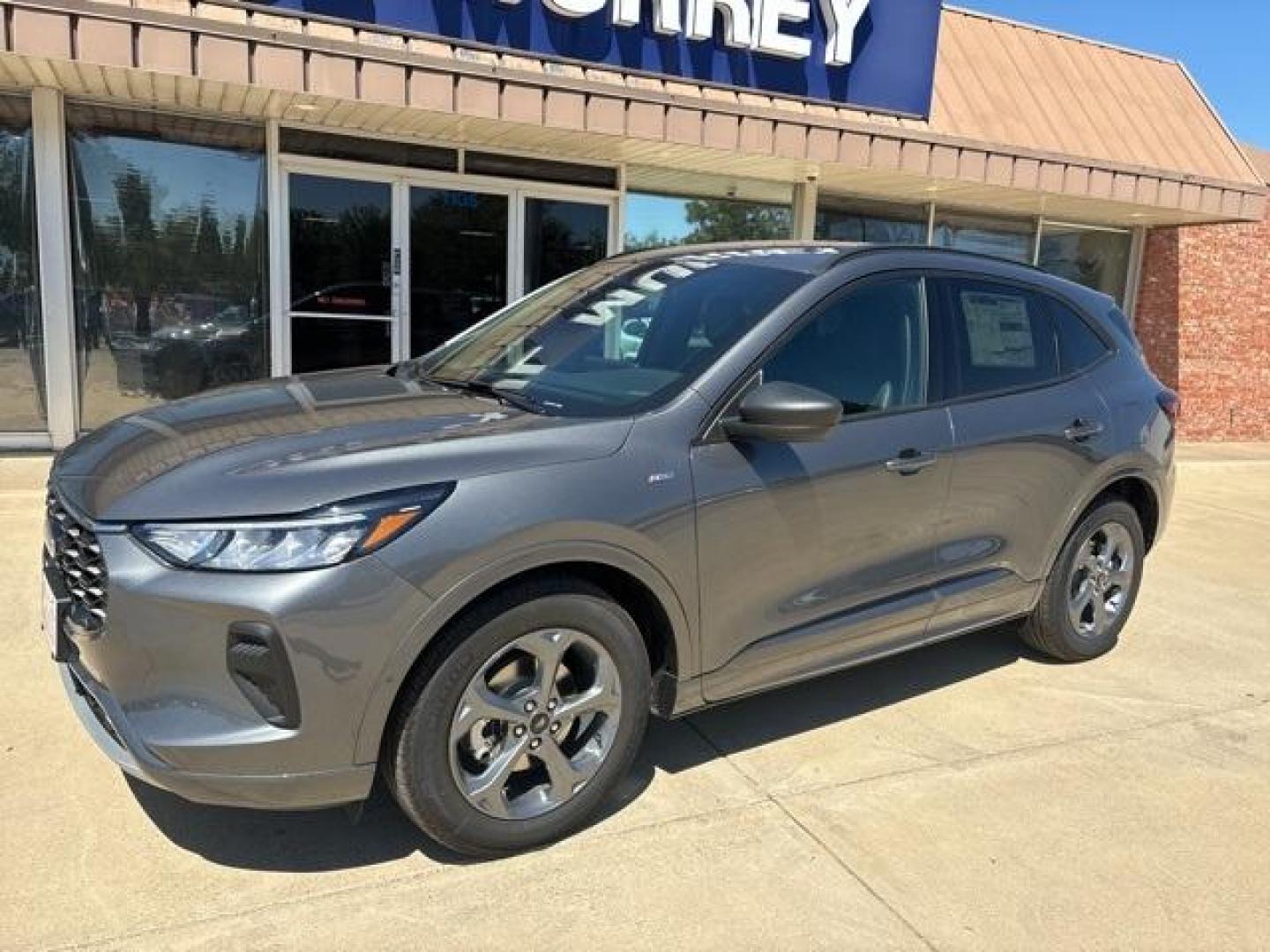 2024 Carbonized Gray Metallic /Ebony W/Red Stitch Ford Escape ST-Line (1FMCU0MN6RU) with an 1.5L EcoBoost engine, Automatic transmission, located at 1105 E Mulberry, Kaufman, TX, 75142, (972) 962-2151, 32.589550, -96.300926 - Carbonized Gray Metallic 2024 Ford Escape 4D Sport Utility ST-Line FWD 8-Speed Automatic 1.5L EcoBoost<br><br>27/34 City/Highway MPG<br><br><br>Please call Paul Murrey Ford Inc. In Kaufman Texas A Family Dealership Since 1952 Serving the Dallas Fort Worth and East Texas areas for over 70 years. Plea - Photo#2