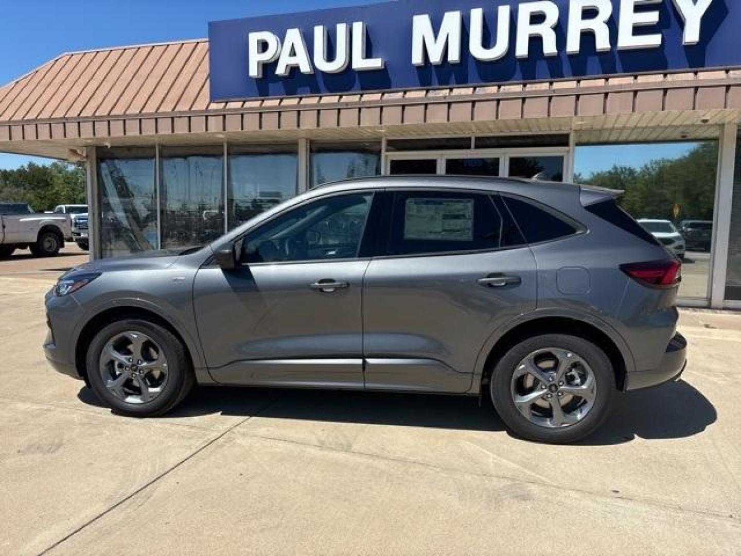 2024 Carbonized Gray Metallic /Ebony W/Red Stitch Ford Escape ST-Line (1FMCU0MN6RU) with an 1.5L EcoBoost engine, Automatic transmission, located at 1105 E Mulberry, Kaufman, TX, 75142, (972) 962-2151, 32.589550, -96.300926 - Carbonized Gray Metallic 2024 Ford Escape 4D Sport Utility ST-Line FWD 8-Speed Automatic 1.5L EcoBoost<br><br>27/34 City/Highway MPG<br><br><br>Please call Paul Murrey Ford Inc. In Kaufman Texas A Family Dealership Since 1952 Serving the Dallas Fort Worth and East Texas areas for over 70 years. Plea - Photo#3