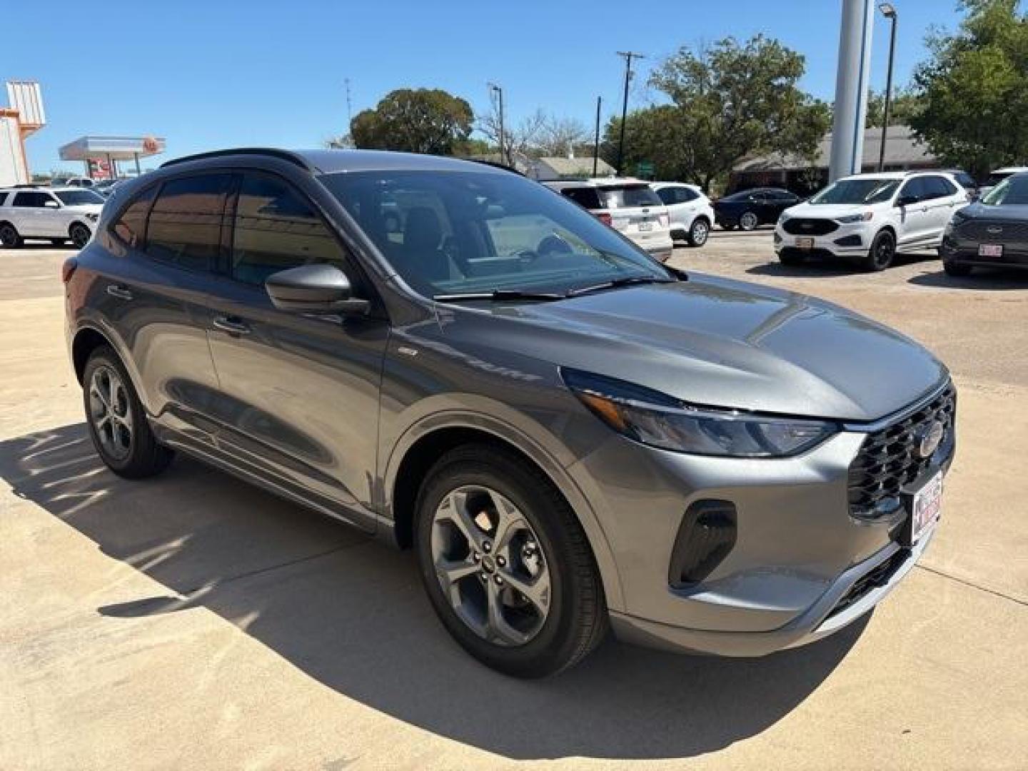 2024 Carbonized Gray Metallic /Ebony W/Red Stitch Ford Escape ST-Line (1FMCU0MN6RU) with an 1.5L EcoBoost engine, Automatic transmission, located at 1105 E Mulberry, Kaufman, TX, 75142, (972) 962-2151, 32.589550, -96.300926 - Carbonized Gray Metallic 2024 Ford Escape 4D Sport Utility ST-Line FWD 8-Speed Automatic 1.5L EcoBoost<br><br>27/34 City/Highway MPG<br><br><br>Please call Paul Murrey Ford Inc. In Kaufman Texas A Family Dealership Since 1952 Serving the Dallas Fort Worth and East Texas areas for over 70 years. Plea - Photo#7